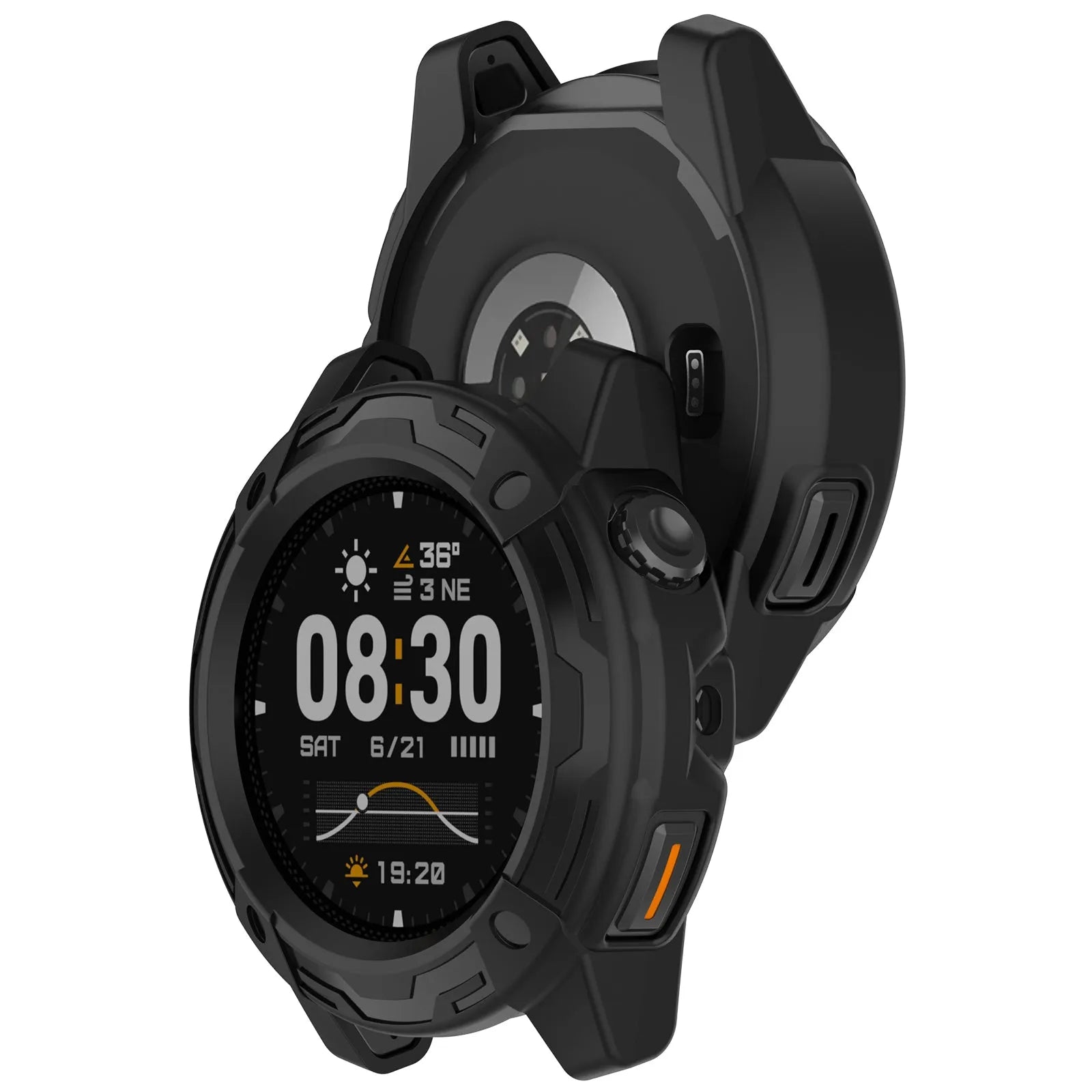 Coros Nomad rugged TPU case (zwart)