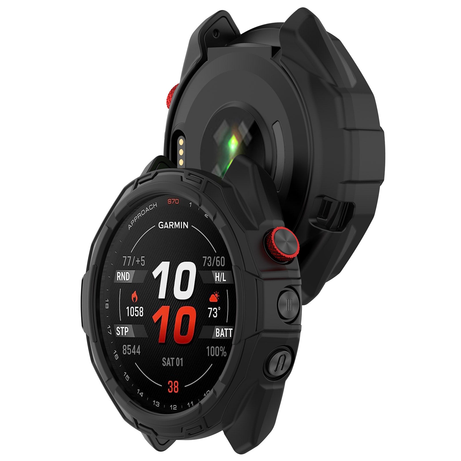 Garmin Approach S70 - 42mm Rugged TPU Case (Black)