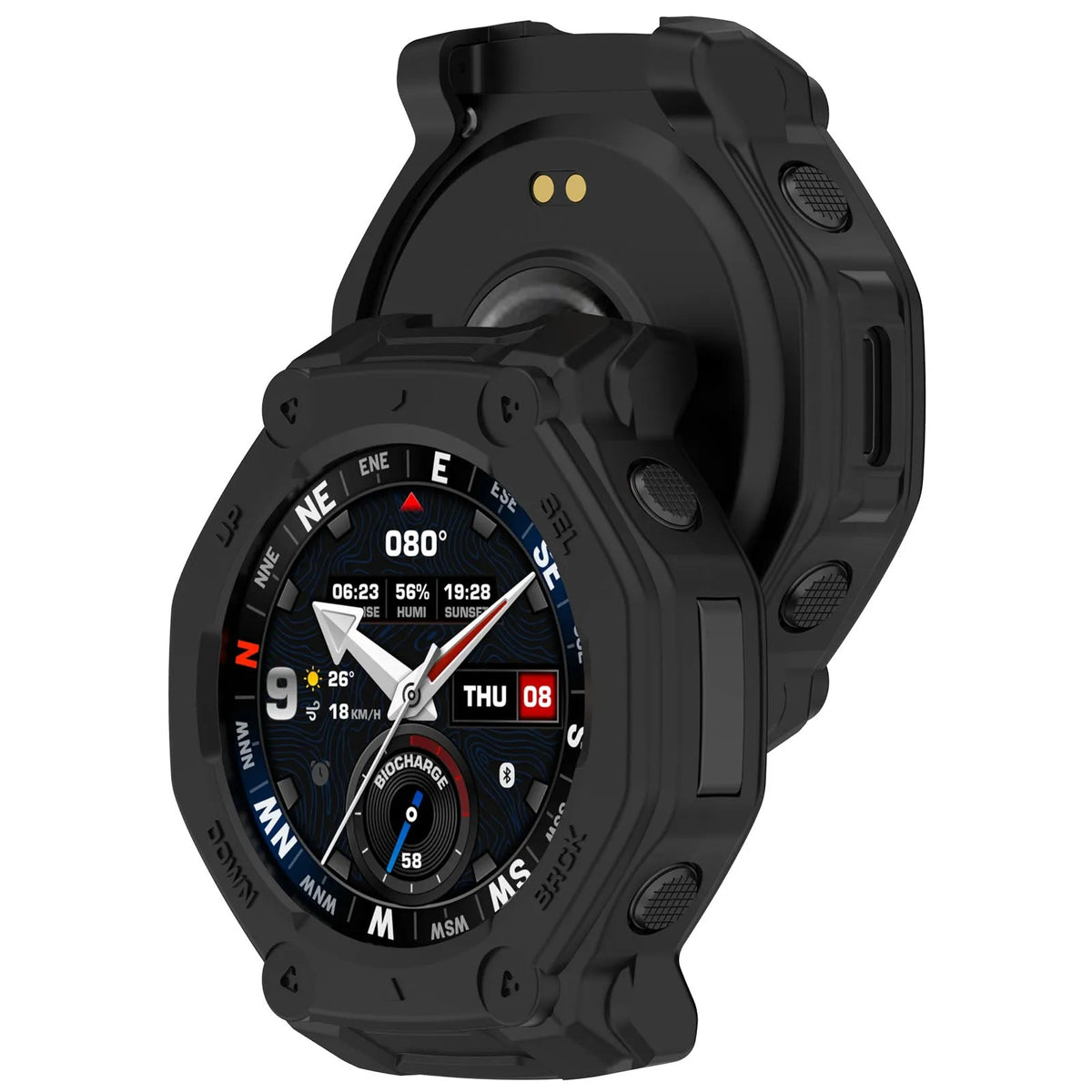 Amazfit T-Rex 3 Pro - 44mm rugged TPU case (zwart)