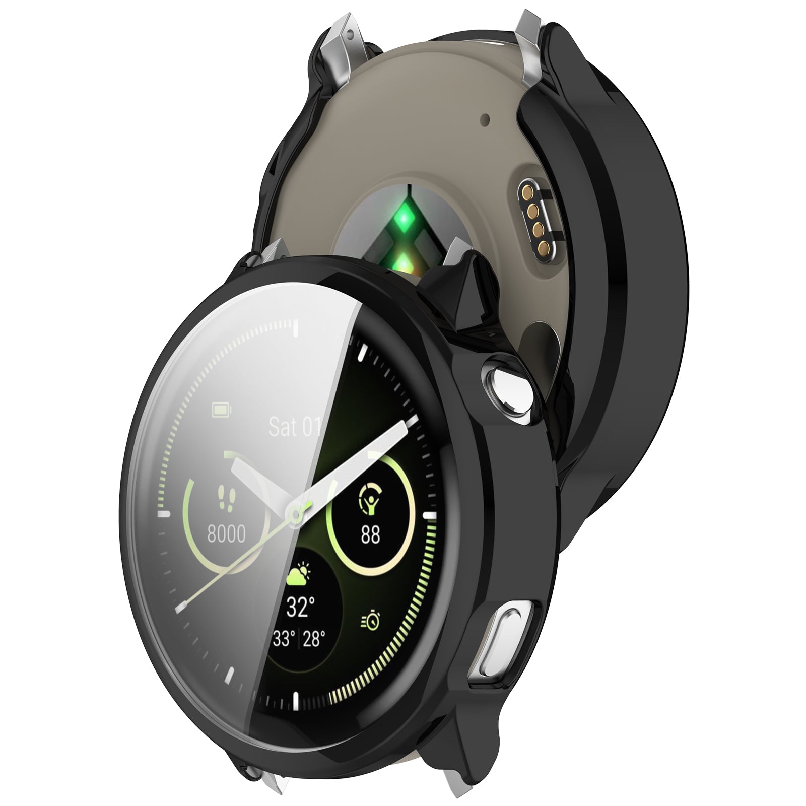Garmin Venu 4 - 45mm TPU case (zwart)