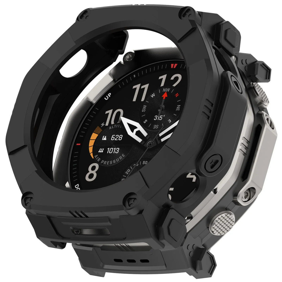 Amazfit T-Rex Ultra 2 rugged TPU case (zwart)