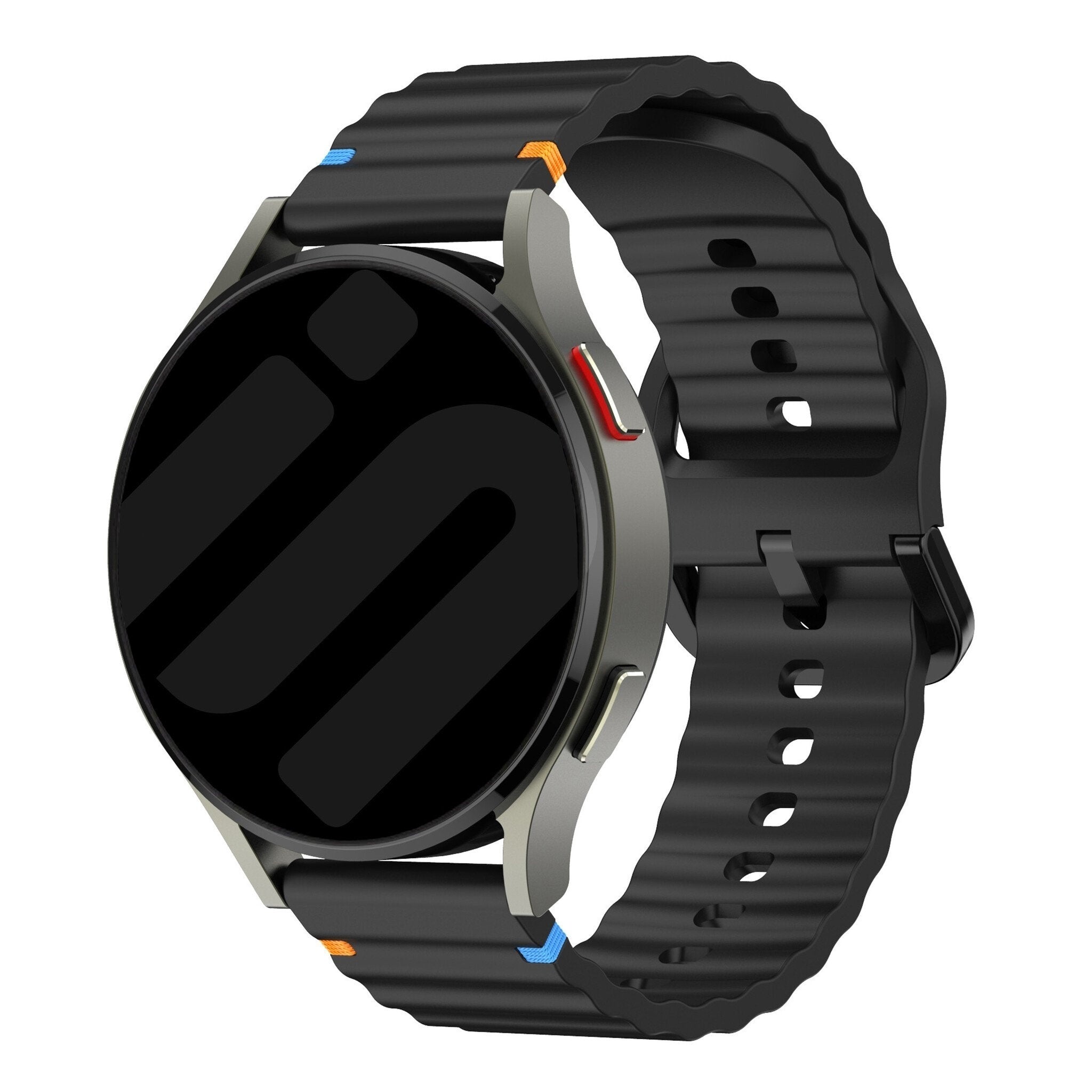 CMF Watch Pro 2 wave siliconen bandje (zwart)