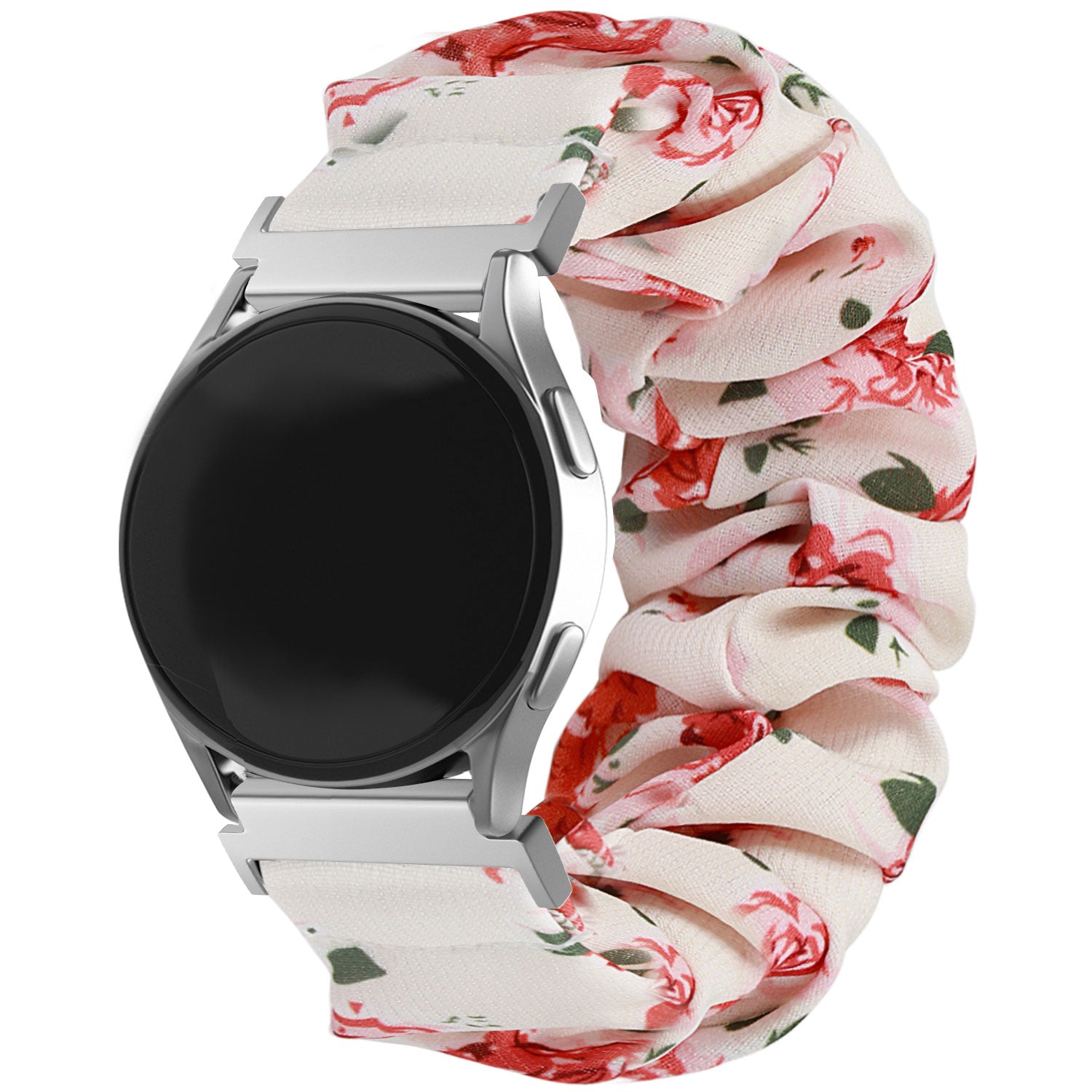 Samsung Galaxy Watch 7 - 40mm scrunchie bandje (bloemen)