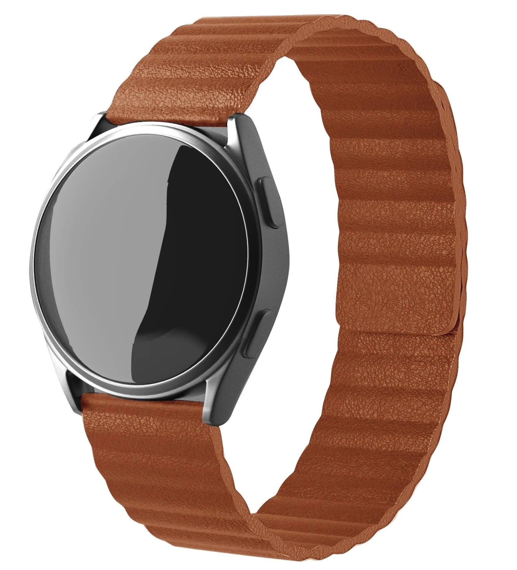 Coros Apex 42mm leren loop bandje (bruin)