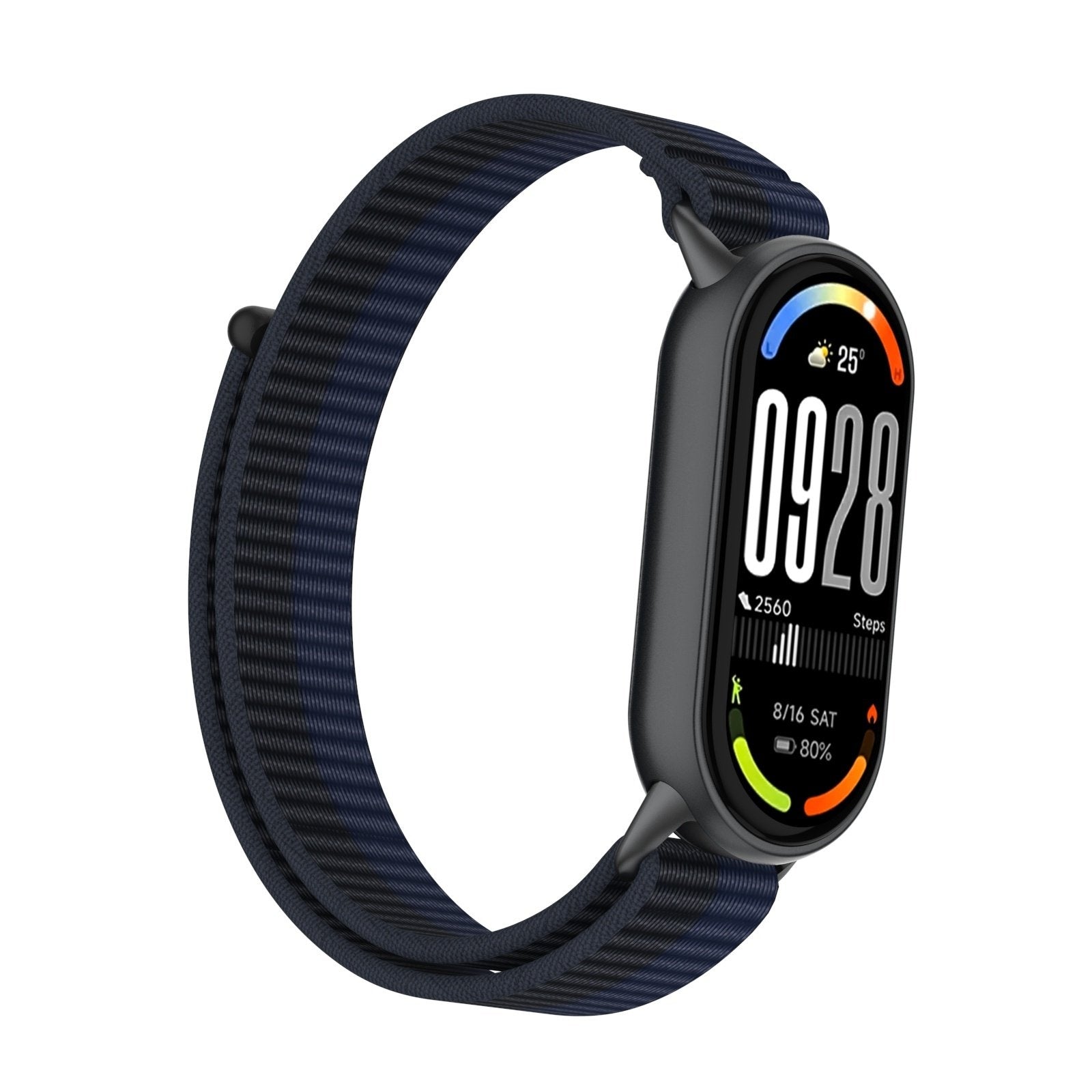 Xiaomi Smart Band 10 modern nylon band (donkerblauw)