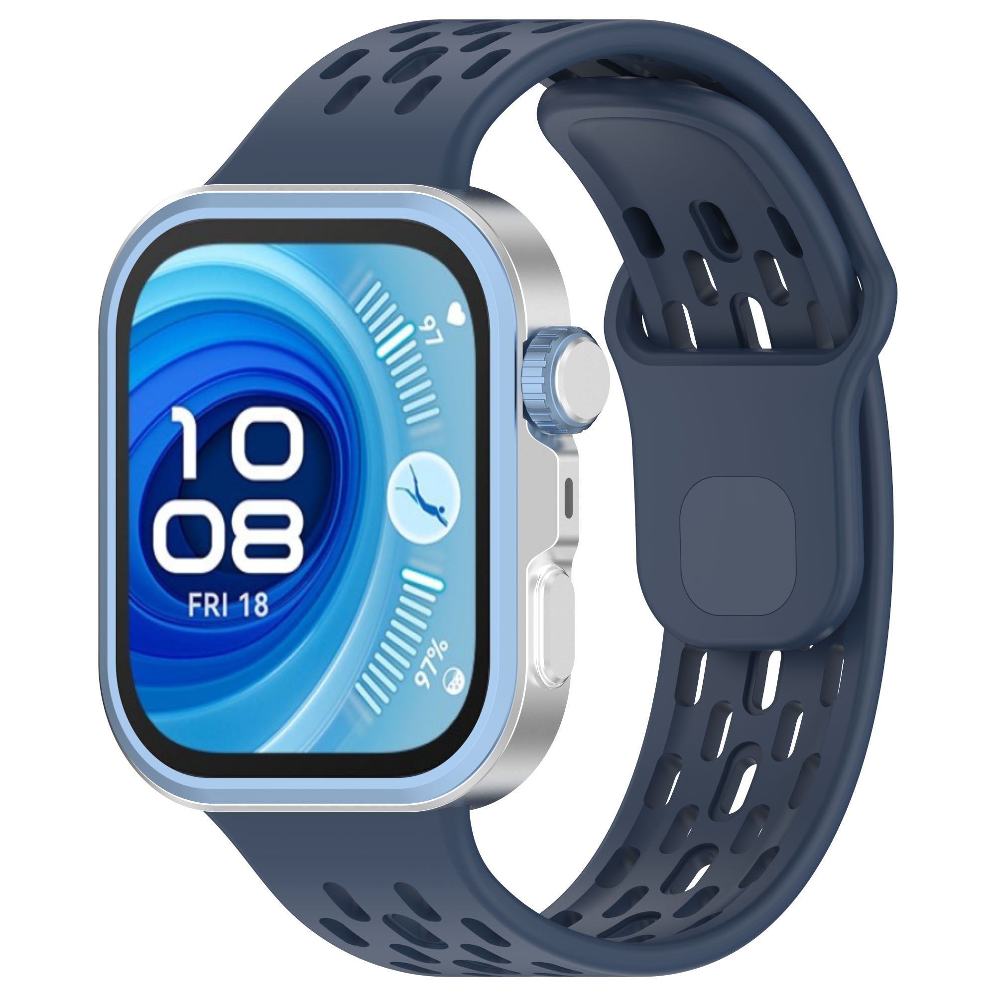 Huawei Watch Fit 5 Silicone Air Strap (Dark Blue)