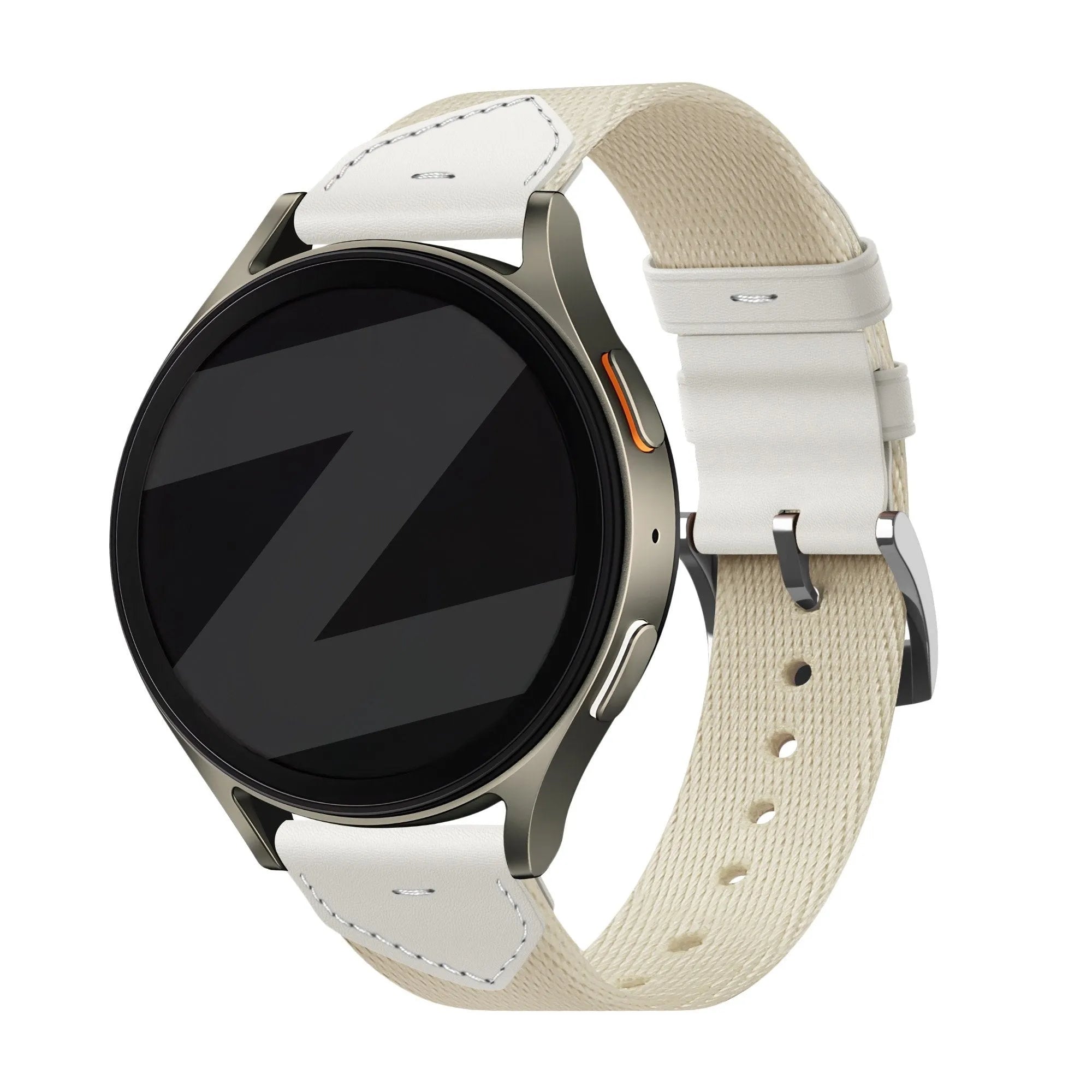 Bandz Oppo Watch X2 Mini leren hybrid band 'Easy fit' (sterrenlicht)