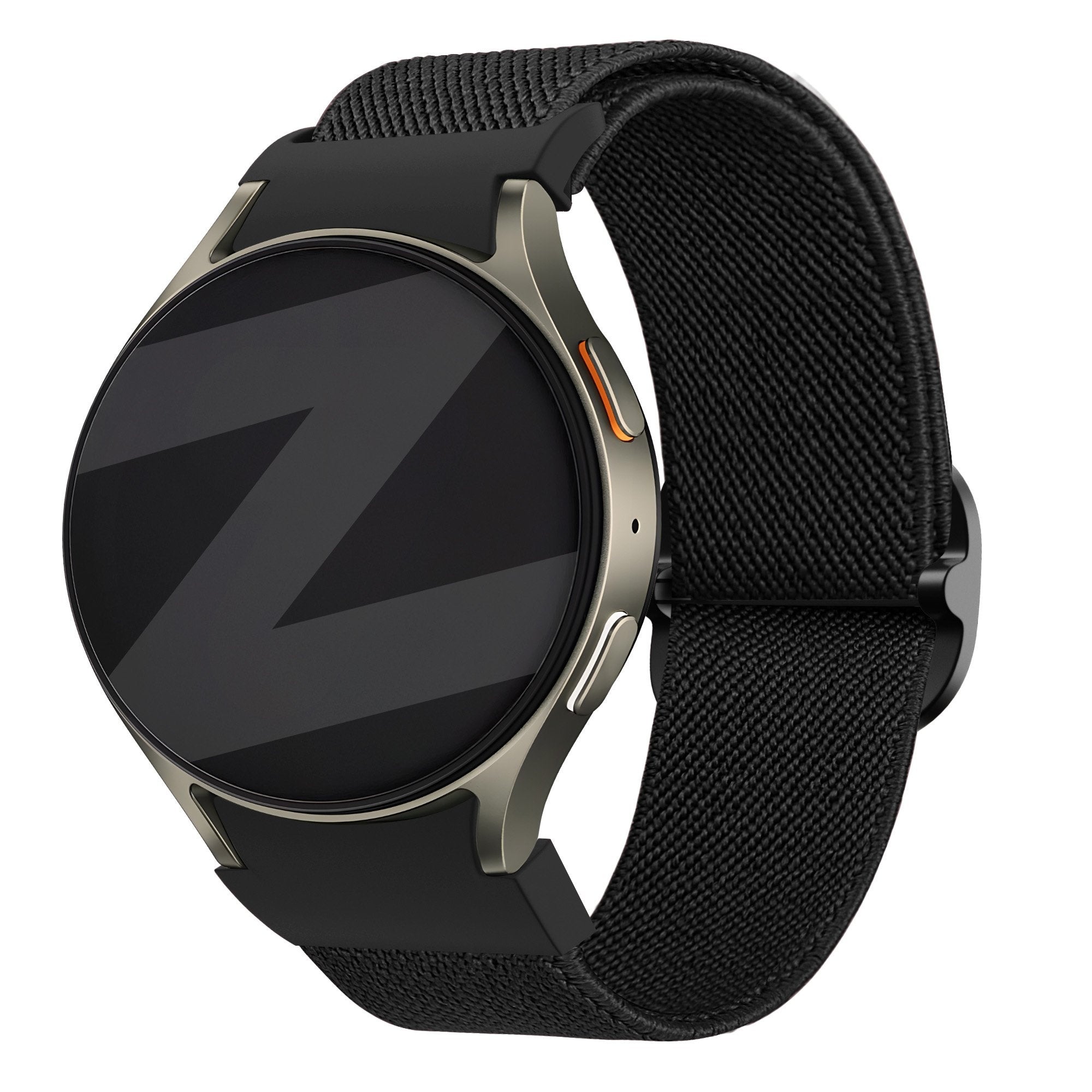 Bandz Samsung Galaxy Watch 5 - 40mm elastische band 'Easy fit' (zwart)