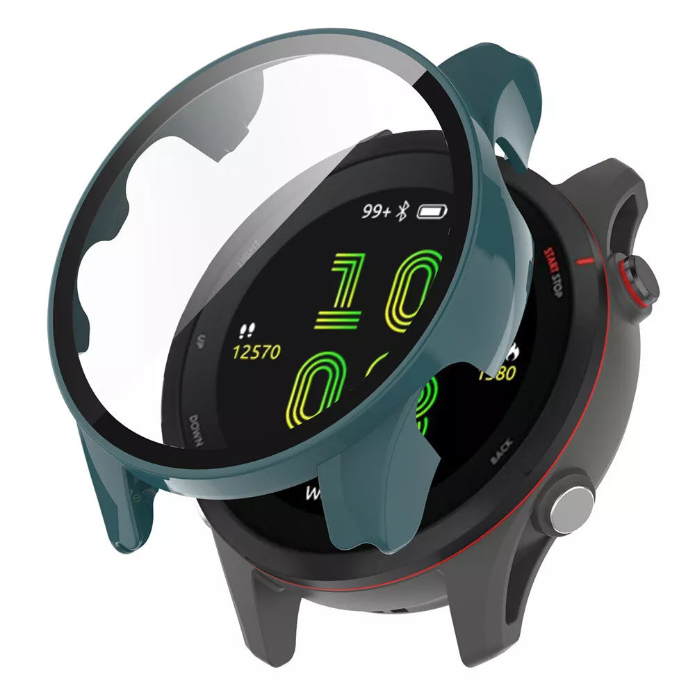 Garmin Forerunner 255 hard case met glas (groen)