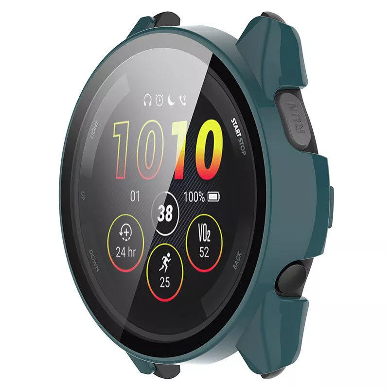 Garmin Forerunner 265 hard case met glas (groen)