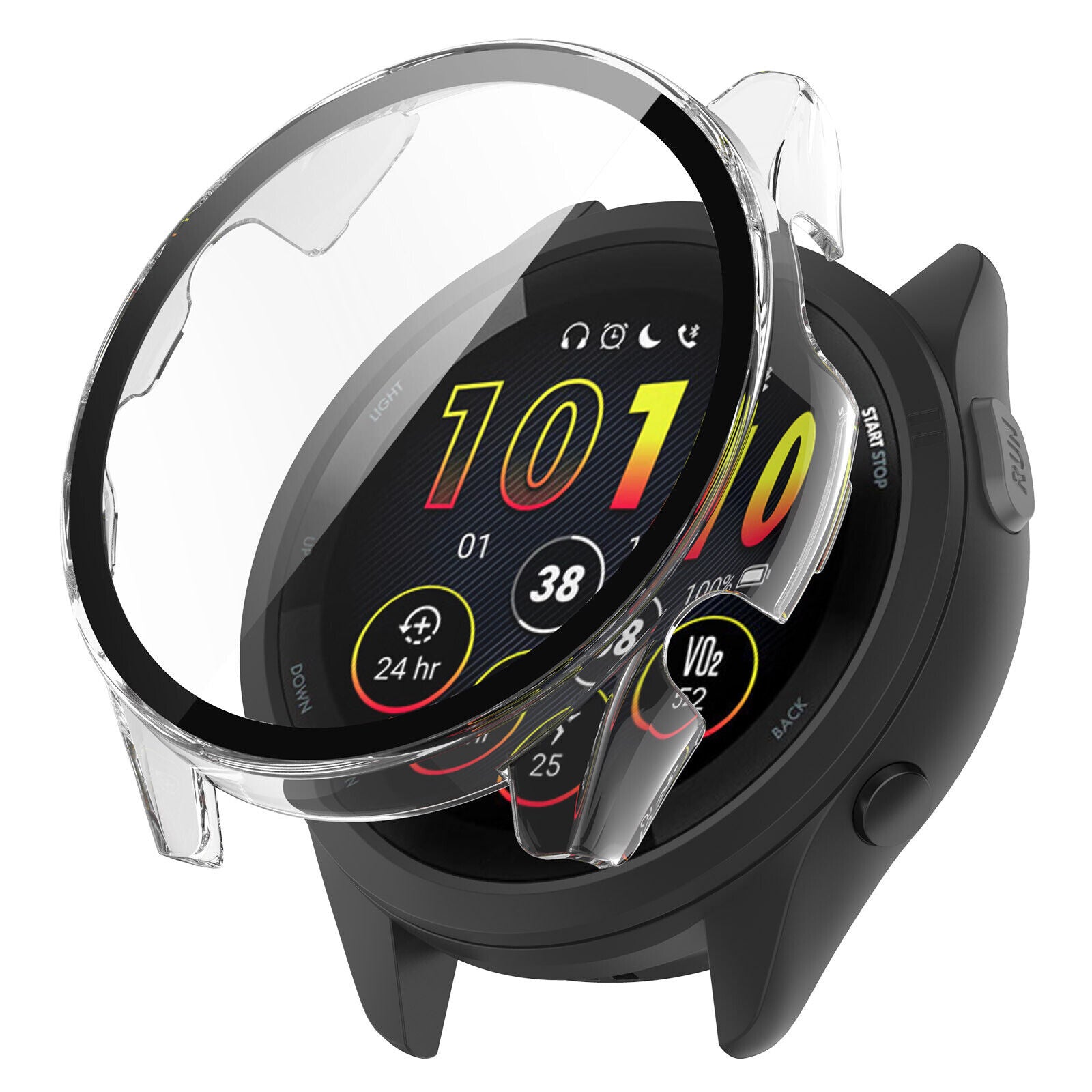 Garmin Forerunner 265 hard case met glas