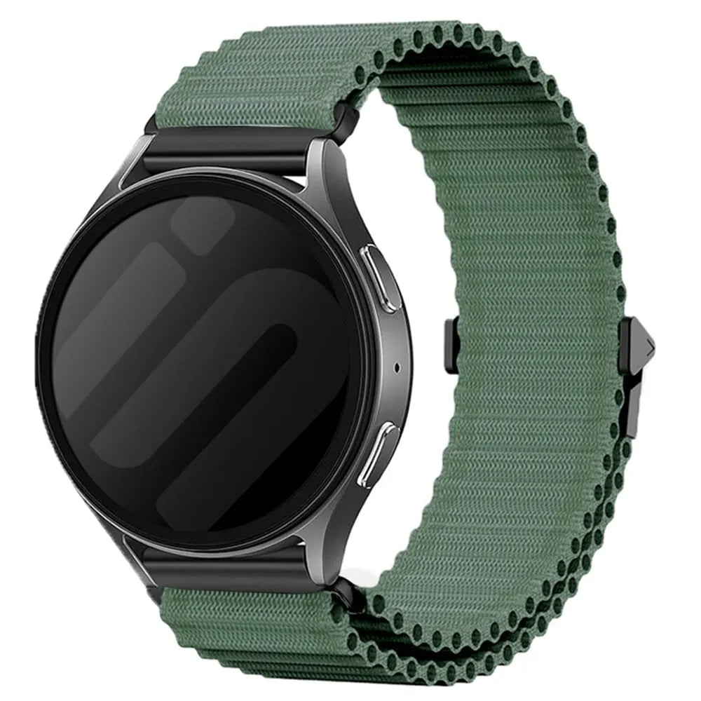 Amazfit Bip U (Pro) outdoor nylon bandje (donkergroen)