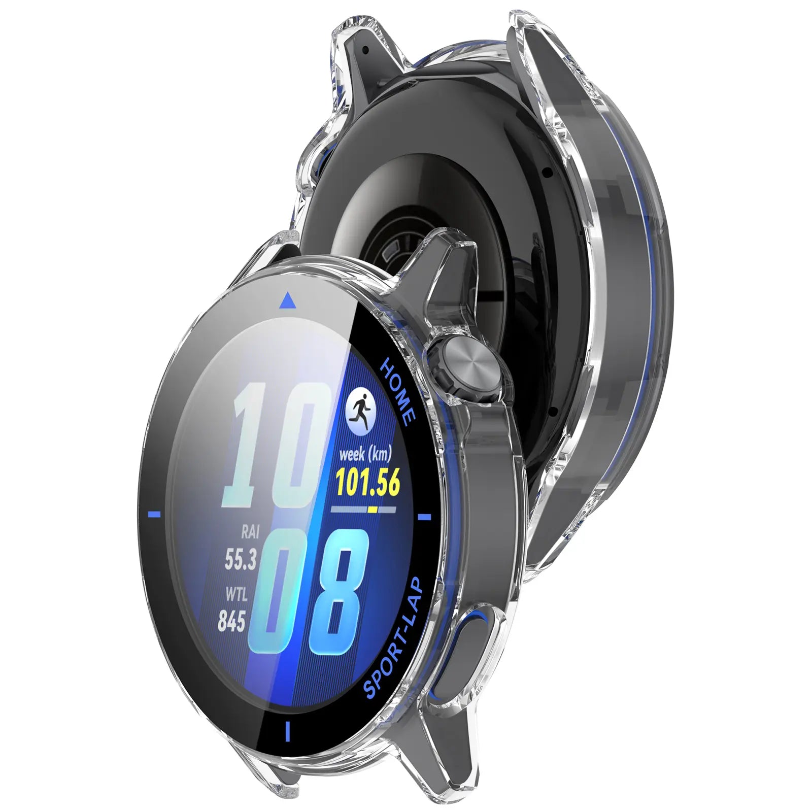 Huawei Watch GT Runner 2 hard case met glas (blauw)