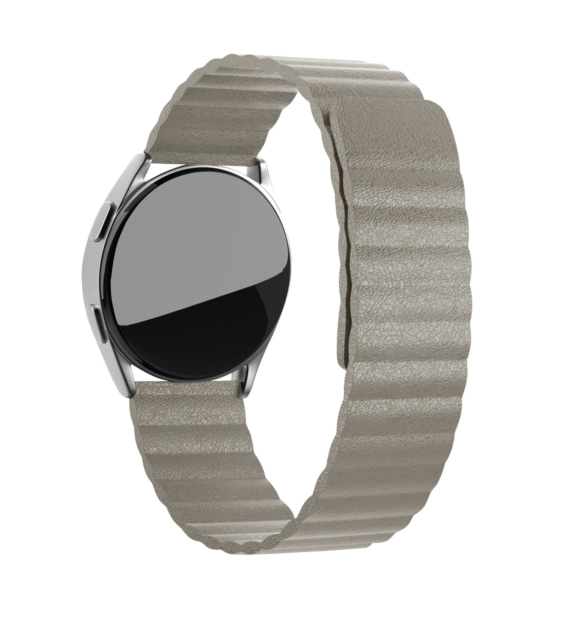Amazfit Active leren loop bandje (khaki)