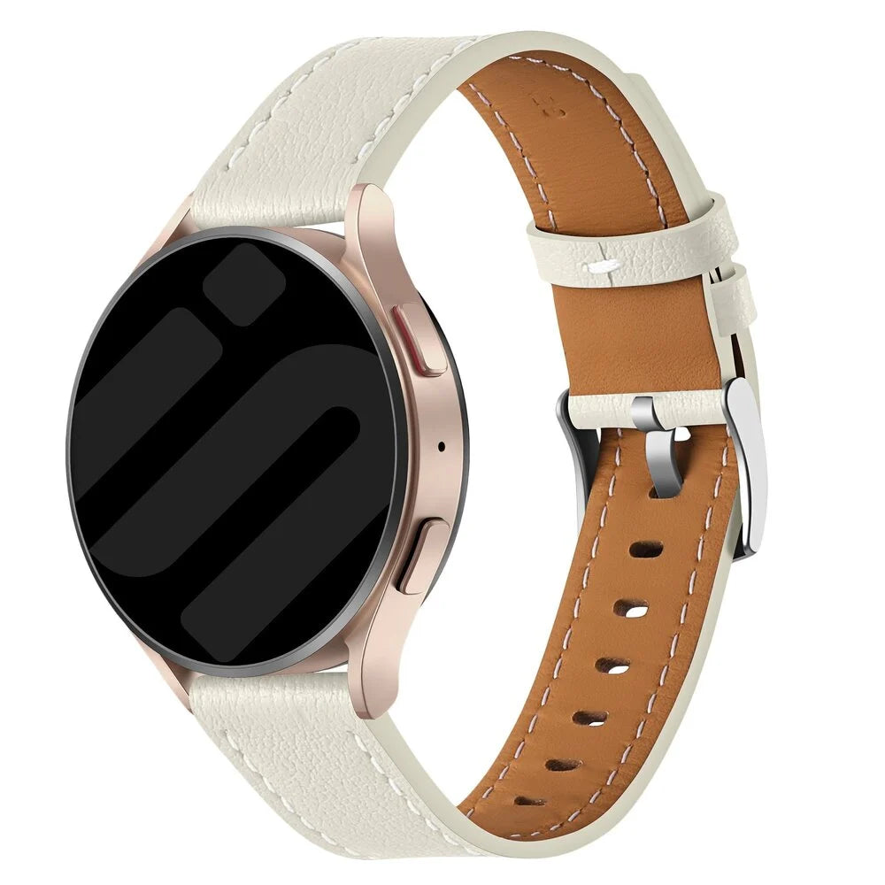 ICE Smart ST 2.0 Round 1.20 'one push' leren bandje (beige)