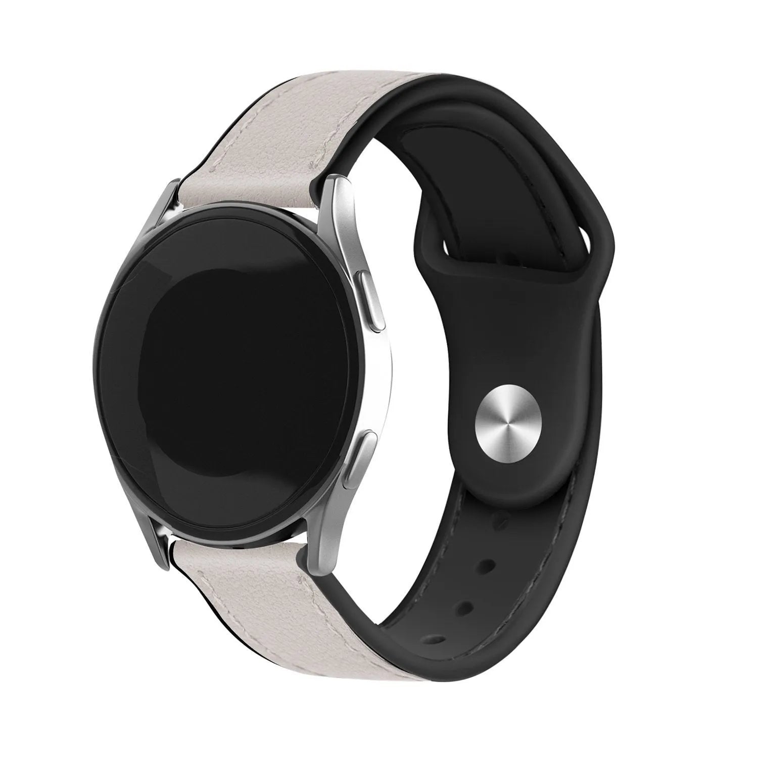 Suunto 9 Peak leren hybrid bandje (wit)