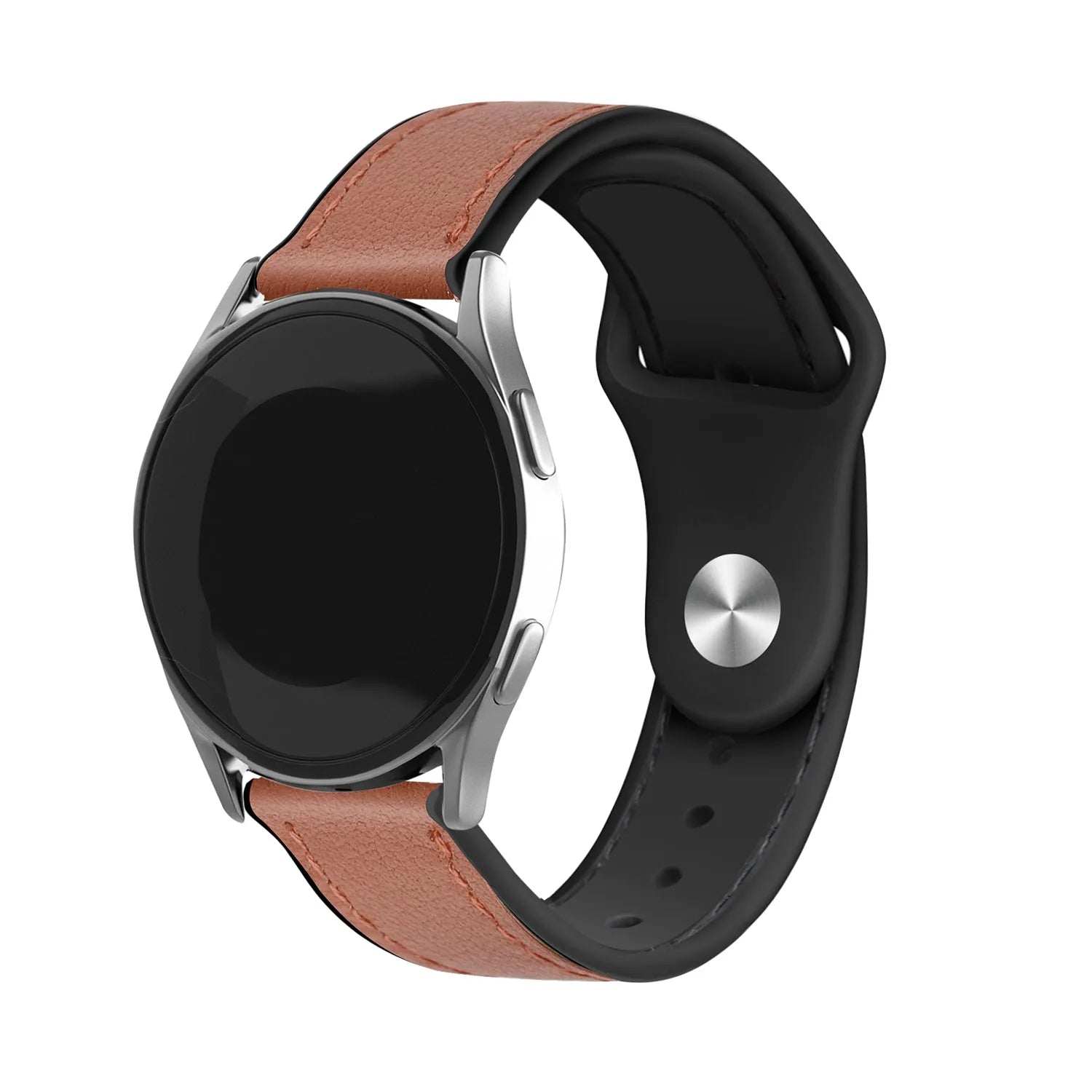 Coros Apex 42mm leren hybrid bandje (lichtbruin)