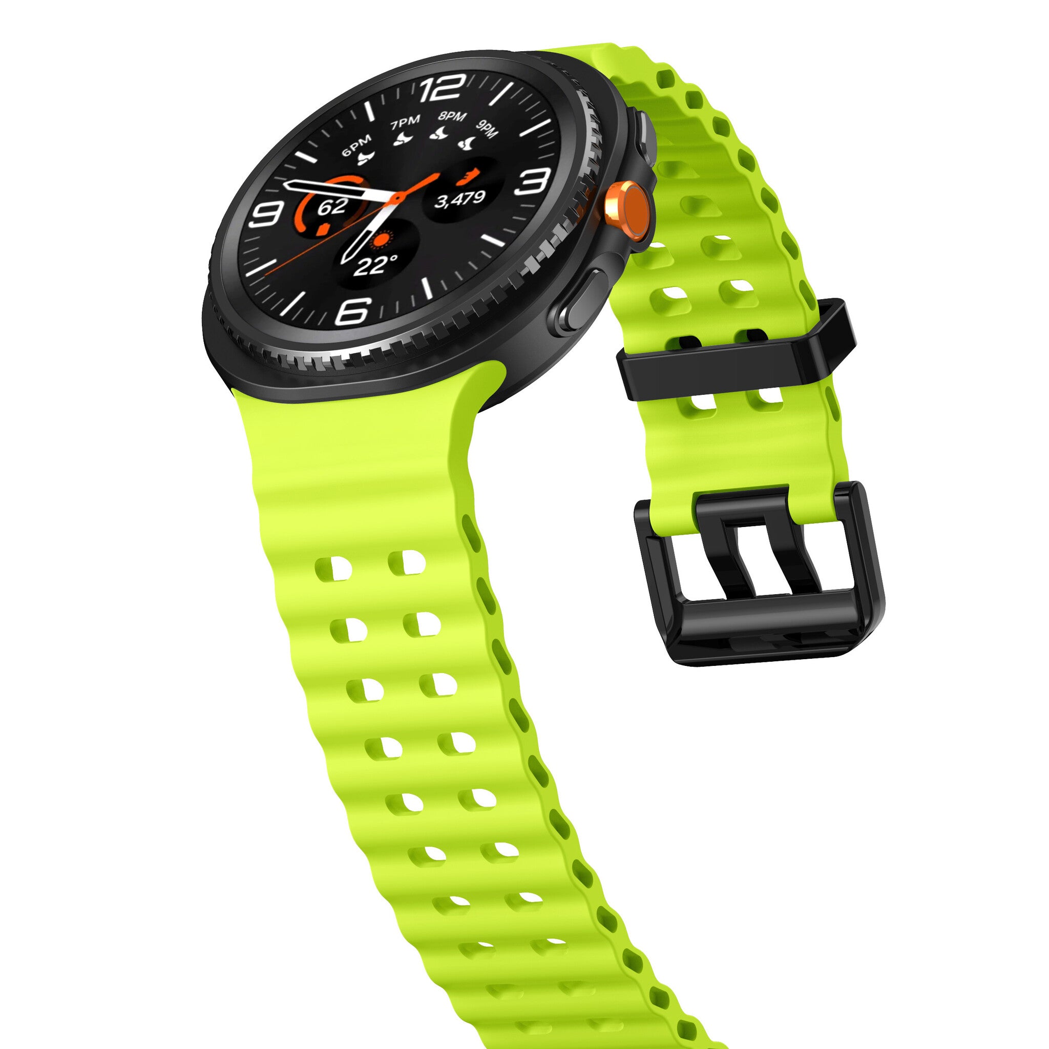 Samsung Galaxy Watch 9 - 44mm Ocean bandje (lime)