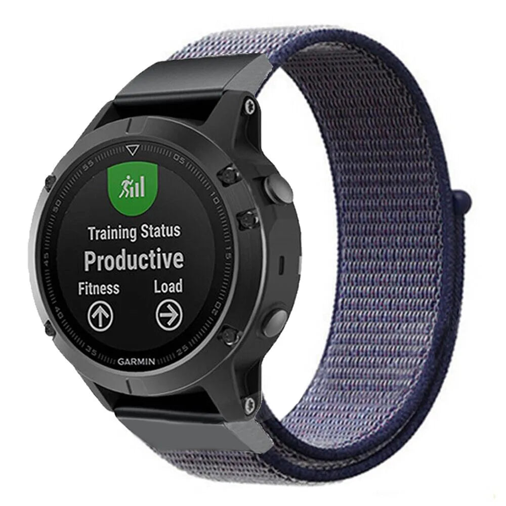 Garmin D2 Mach 2 - 51mm nylon band (blauw)