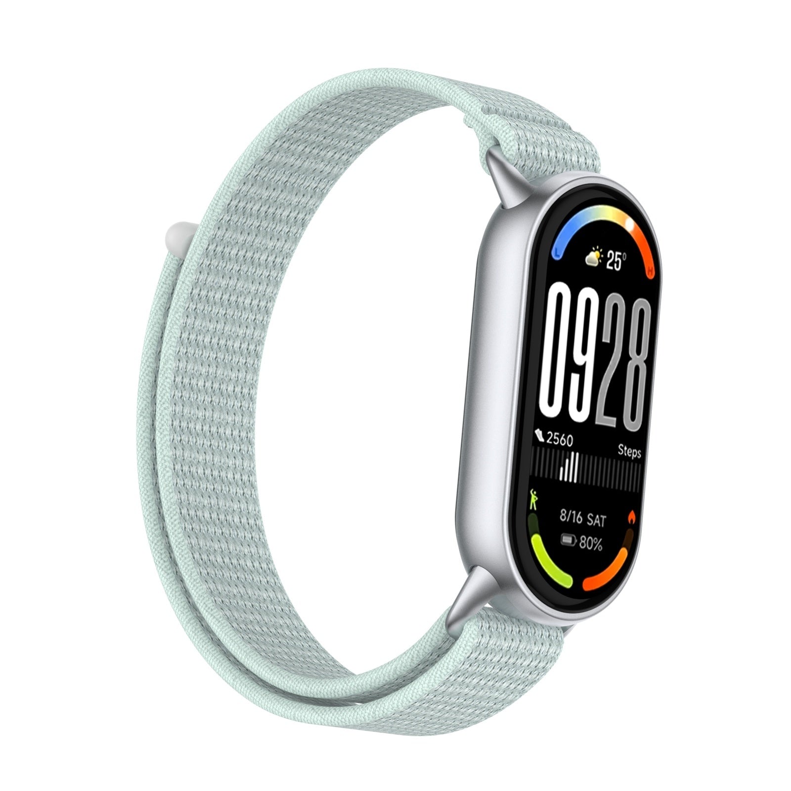 Xiaomi Smart Band 9 modern nylon band (cyaan)