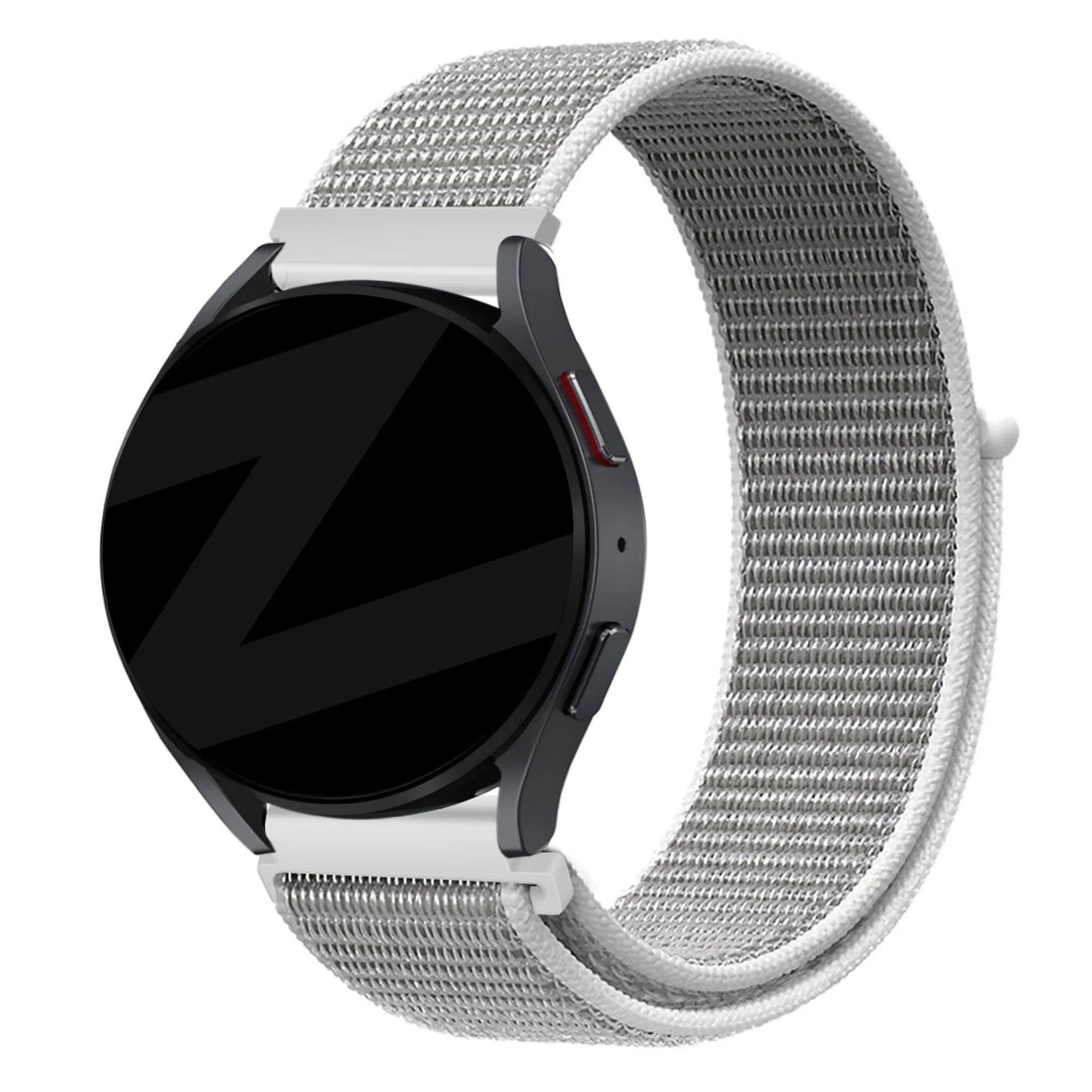 Bandz Amazfit Active 2 nylon loop band (grijs)