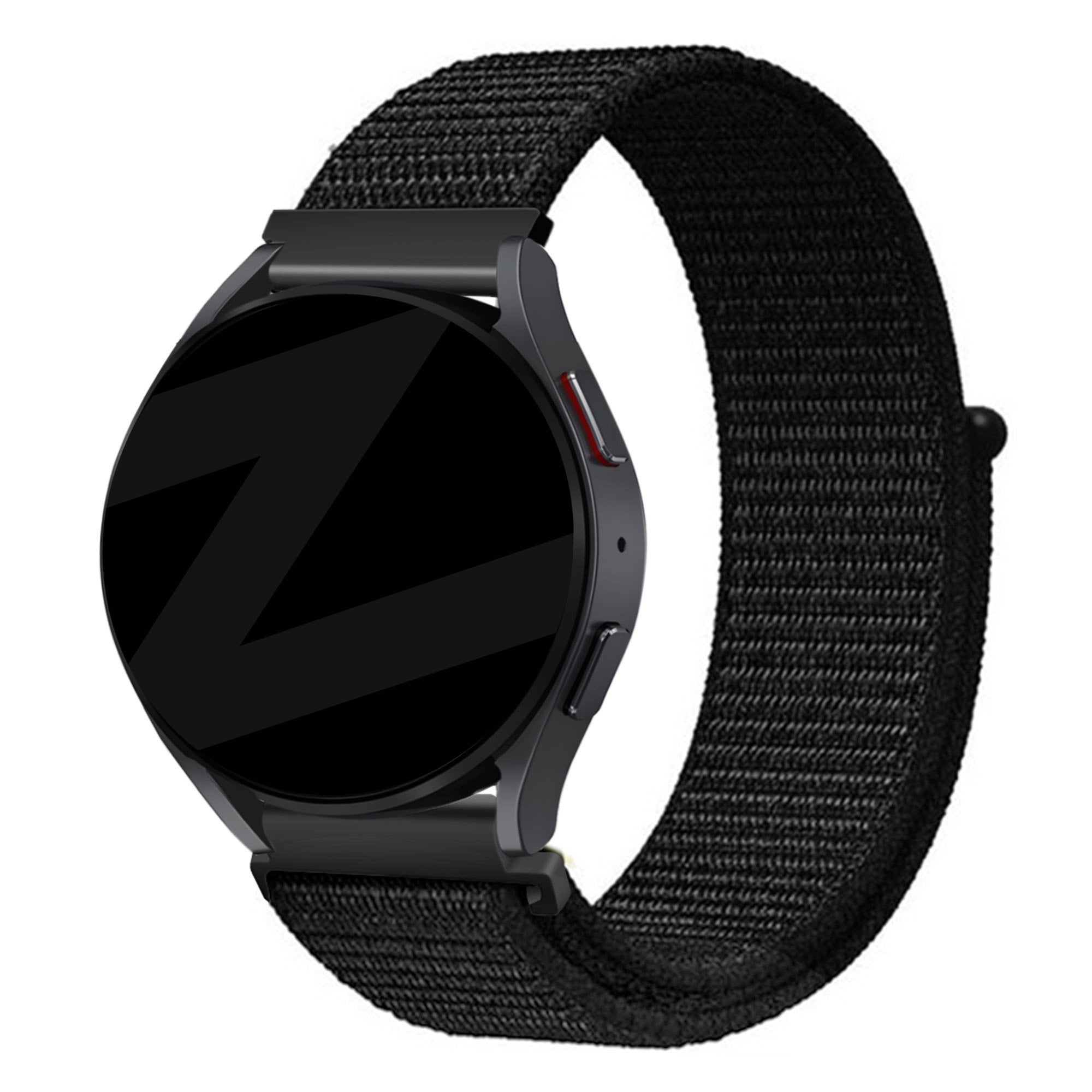 Bandz Redmi Watch 5 Lite nylon loop band (zwart)