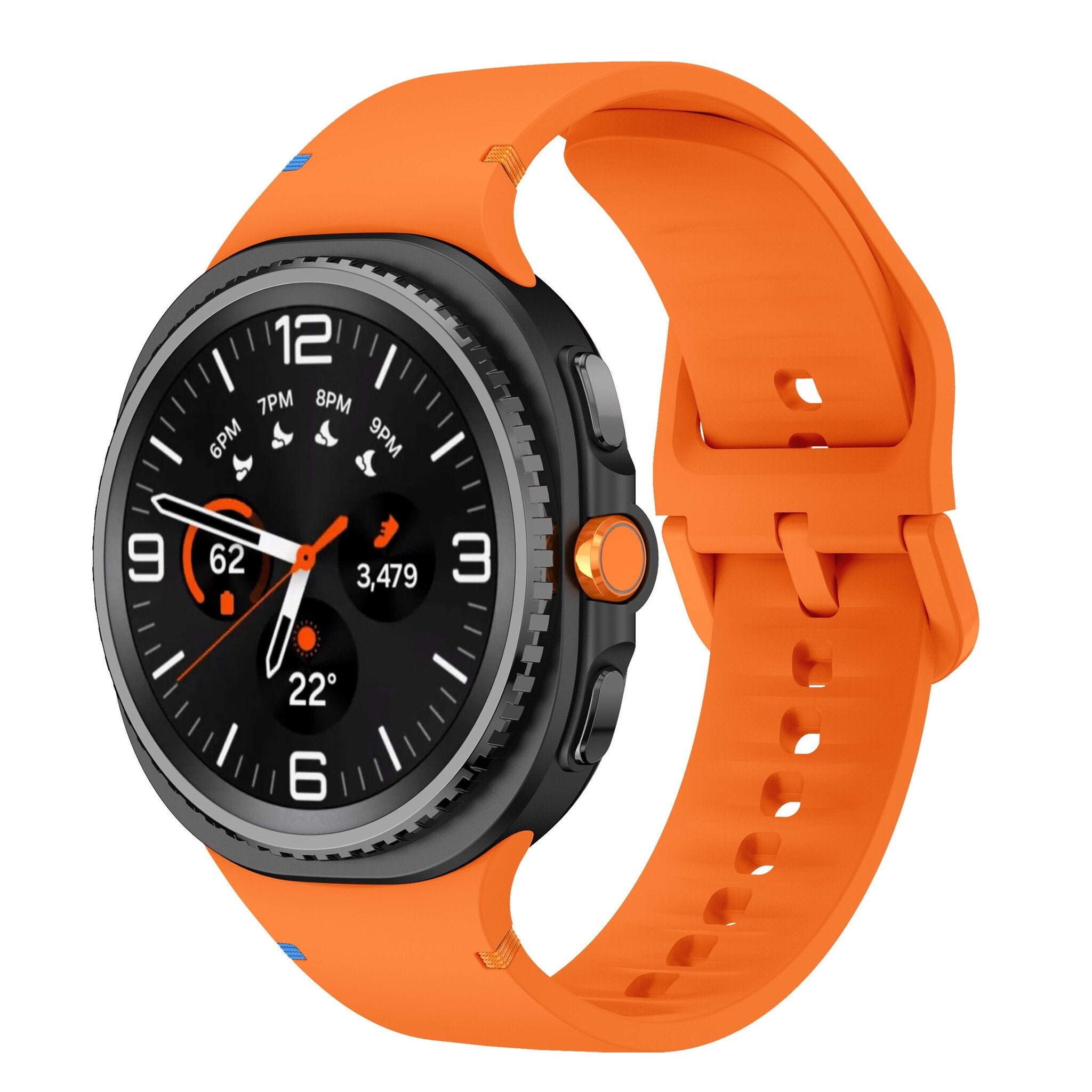 Samsung Galaxy Watch 8 - 44mm siliconen bandje (oranje)