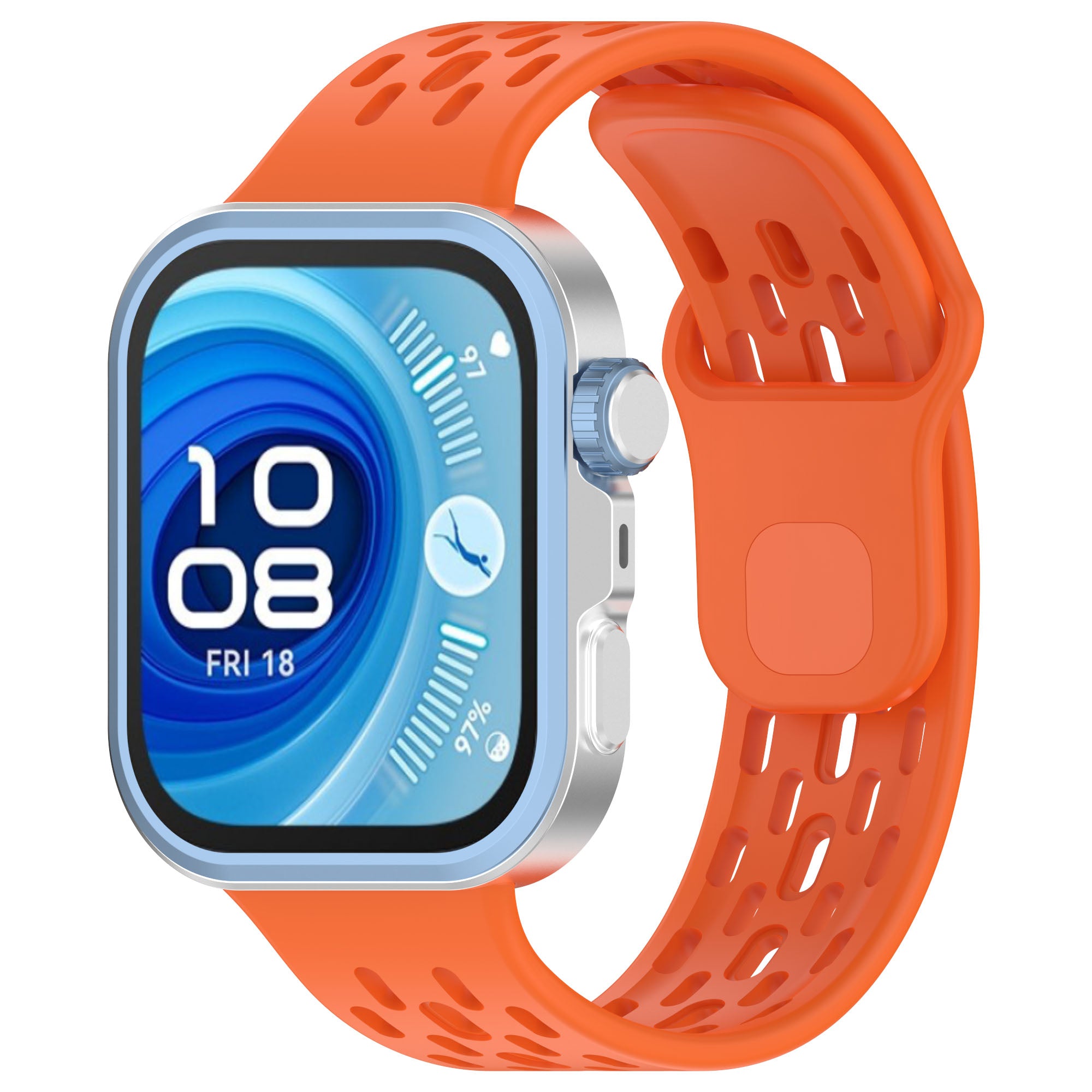 Huawei Watch Fit 5 Pro Silicone Air Strap (Orange)
