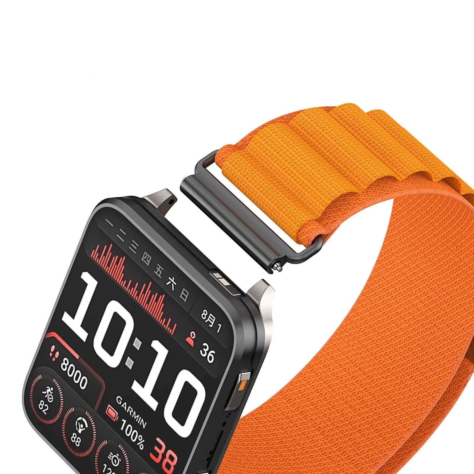 Coros Apex 4 - 46mm Alpine nylon bandje (oranje)