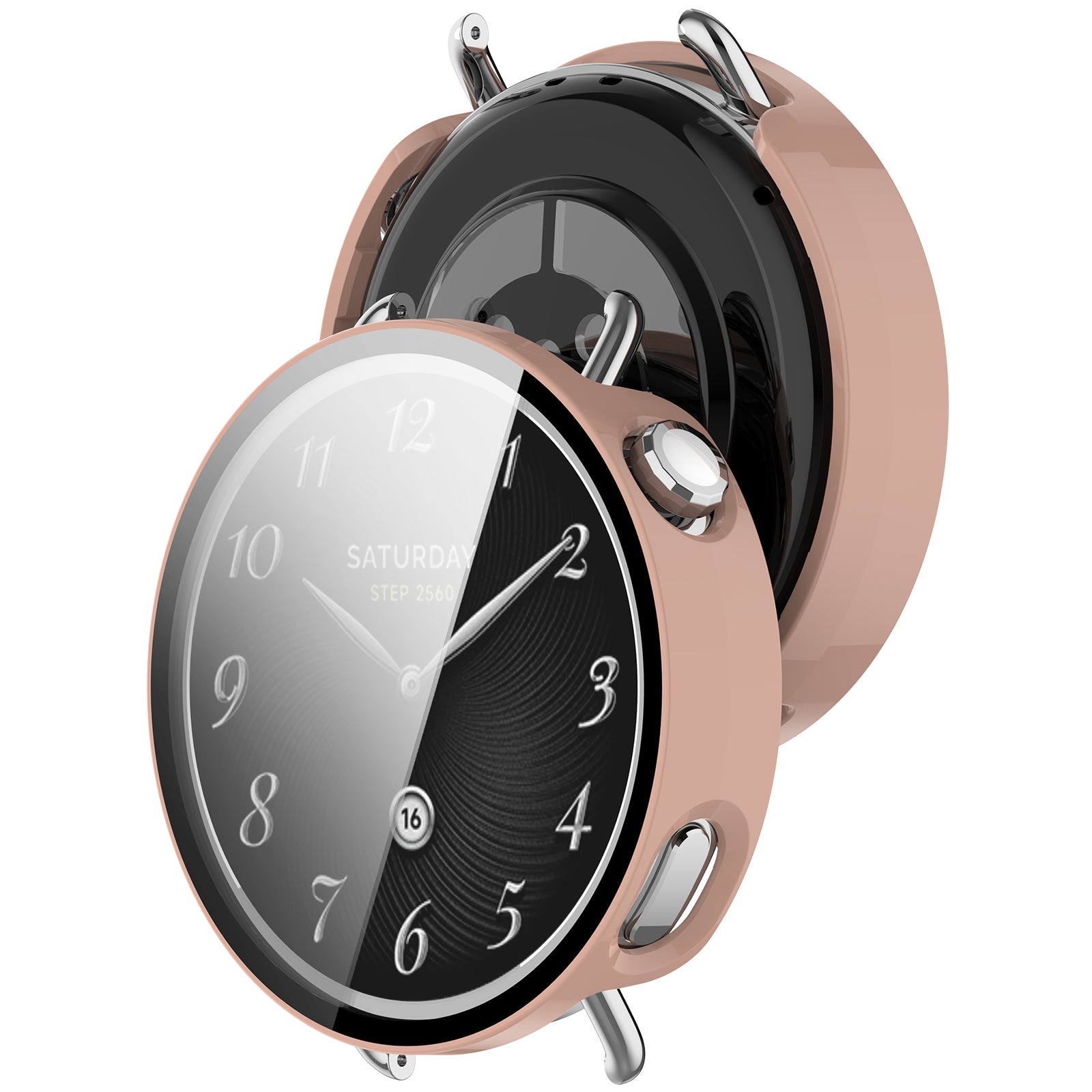 Xiaomi Watch S4 - 41mm hard case met glas (roze)