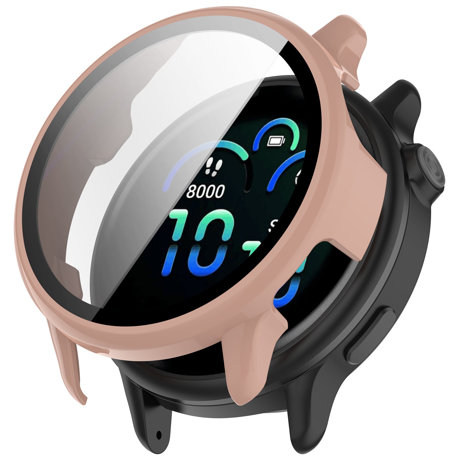 Garmin Vivoactive 6 hard case met glas (roze)