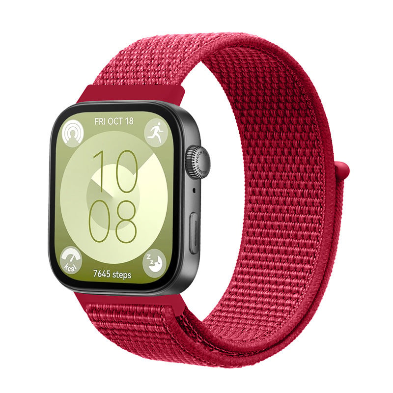 Huawei Watch 3 (Pro) nylon band (rood)