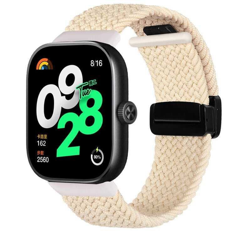 Redmi Watch 4 geweven bandje met D-buckle (sterrenlicht)