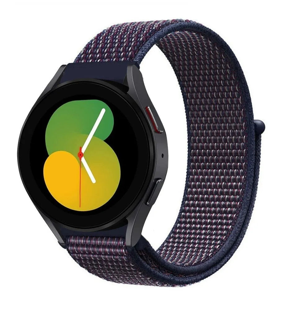 Nylon Strap, on a watch, 3/4 front view