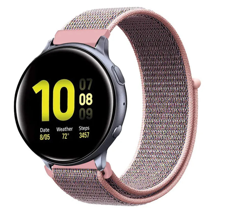 Nylon Strap, on a watch, 3/4 front view
