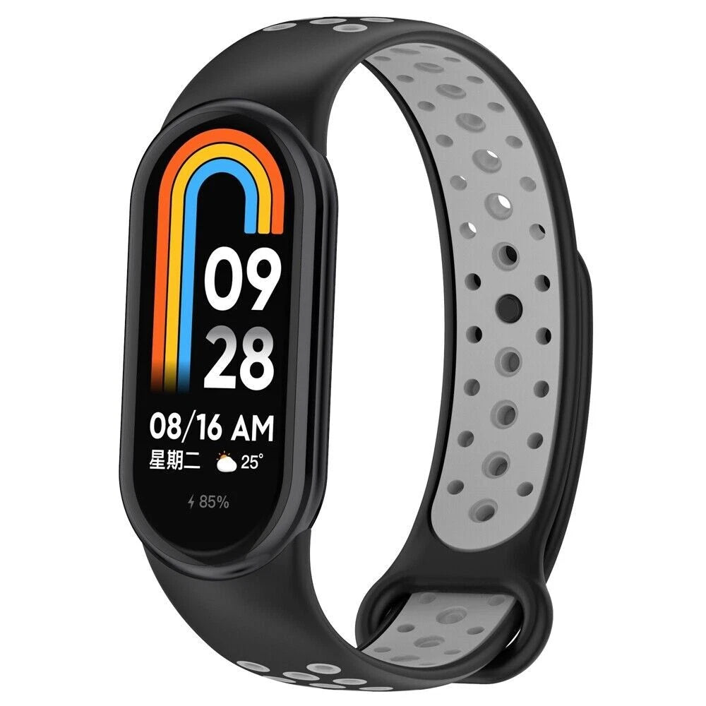 Xiaomi Smart Band 8 sport bandje (zwart/grijs)