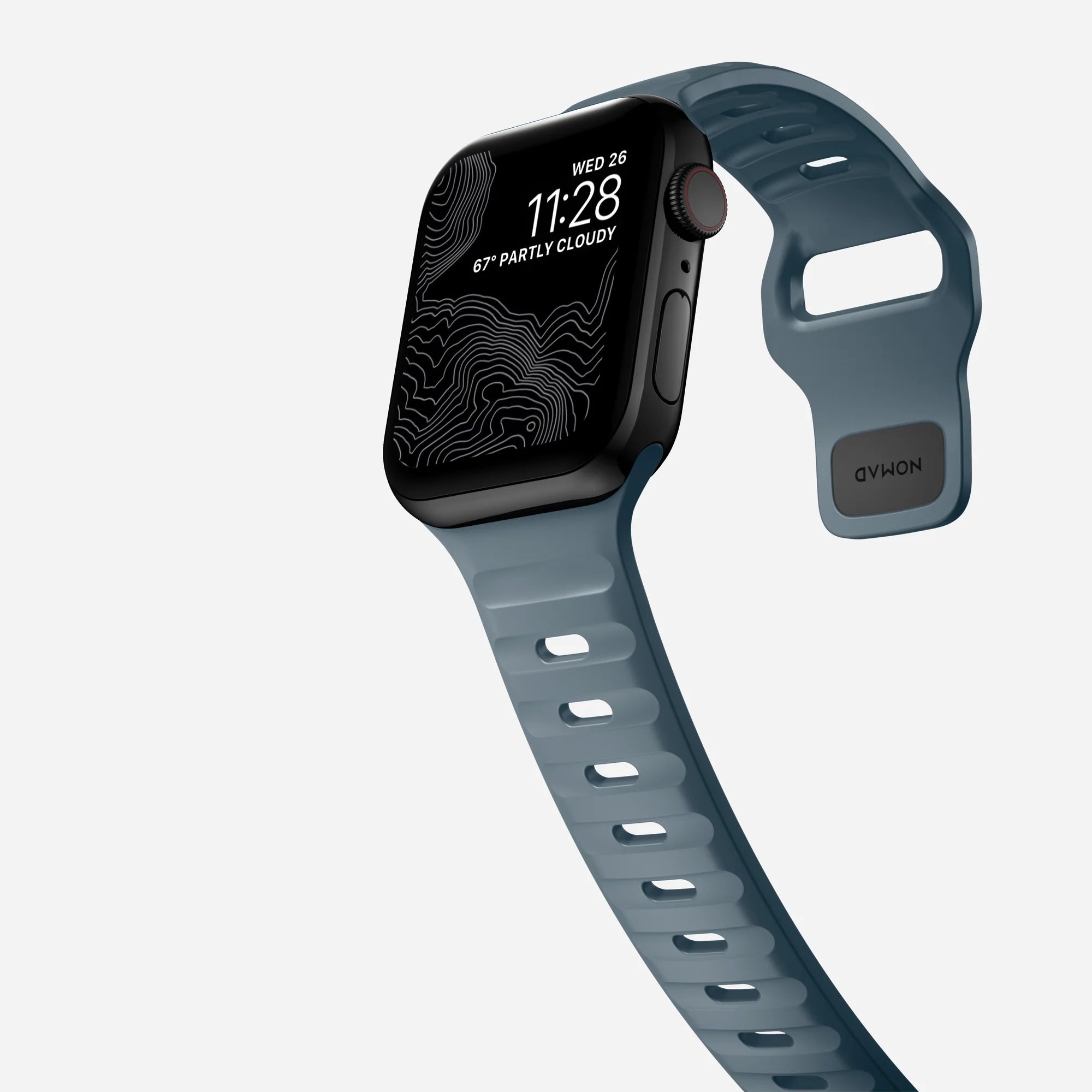 Nomad Sport Apple Watch siliconen bandje (marine blauw)