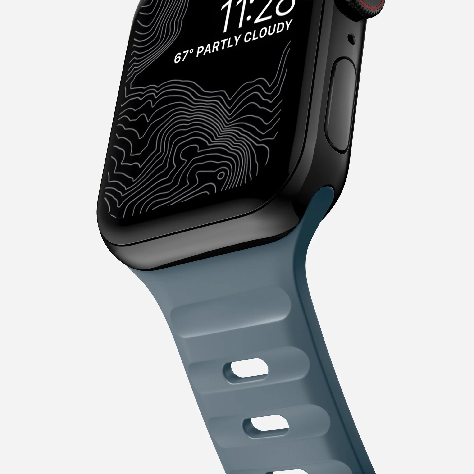 Nomad Sport Apple Watch siliconen bandje (marine blauw)