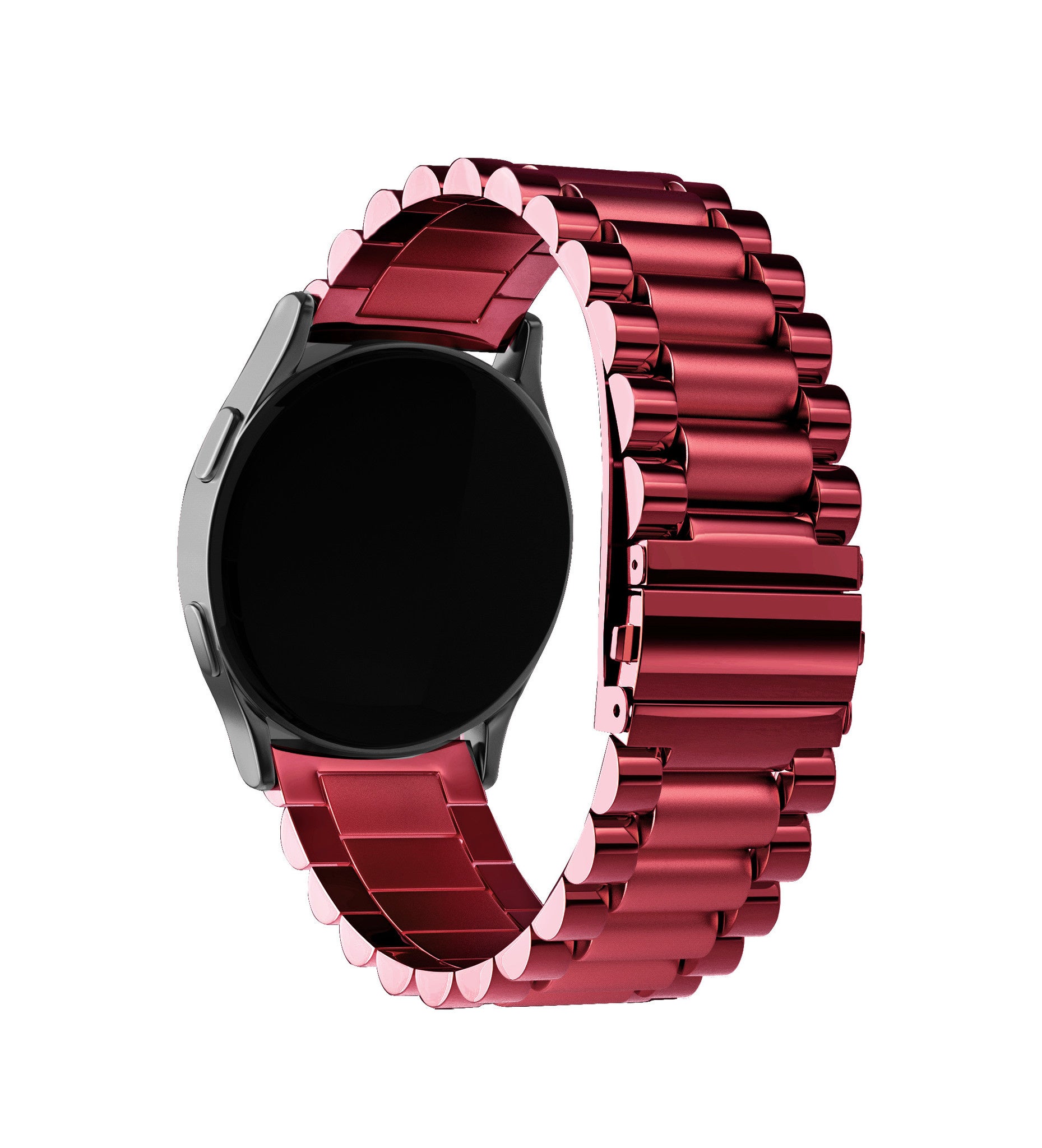 Garmin Vivoactive 6 Steel Strap (Wine Red)