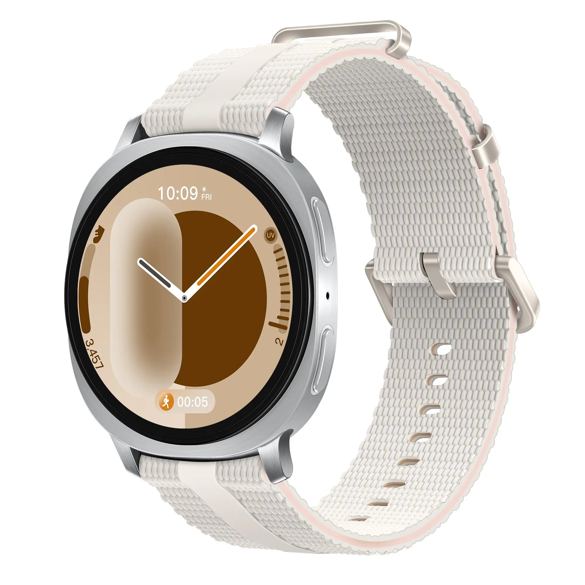 Samsung Galaxy Watch 9 - 40mm siliconen active band (sterrenlicht)