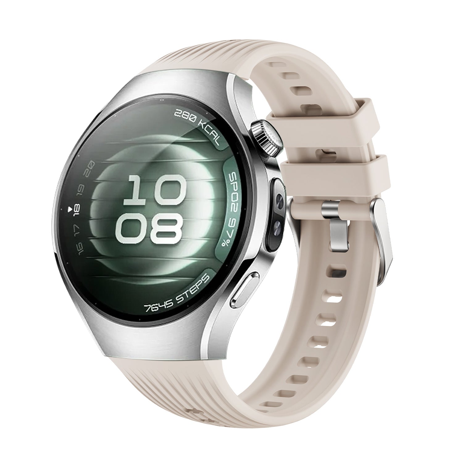 Huawei Watch 5 - 42mm siliconen bandje 'perfect fit' (sterrenlicht)