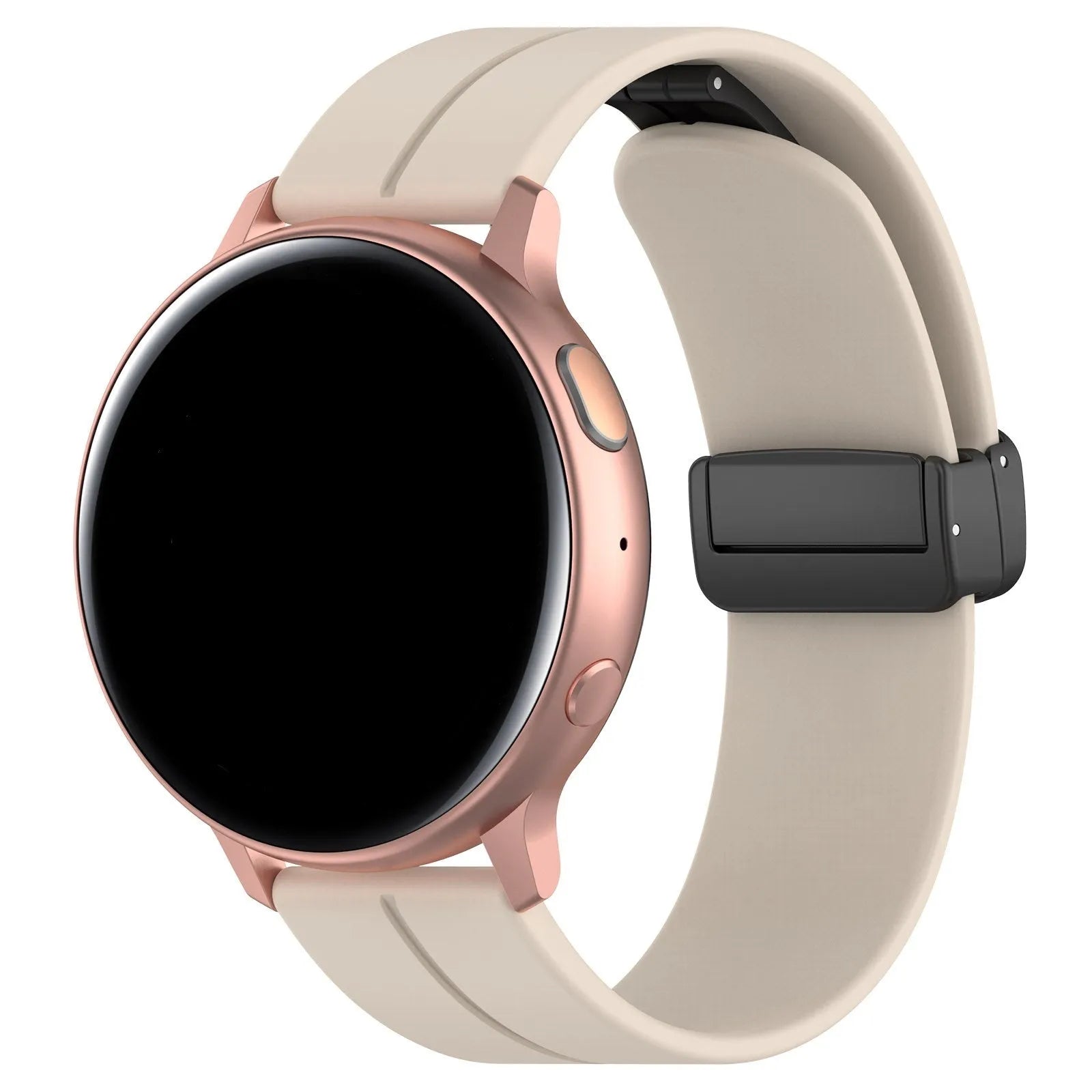 Coros Apex 42mm D-Buckle Silicone Strap (Starlight)
