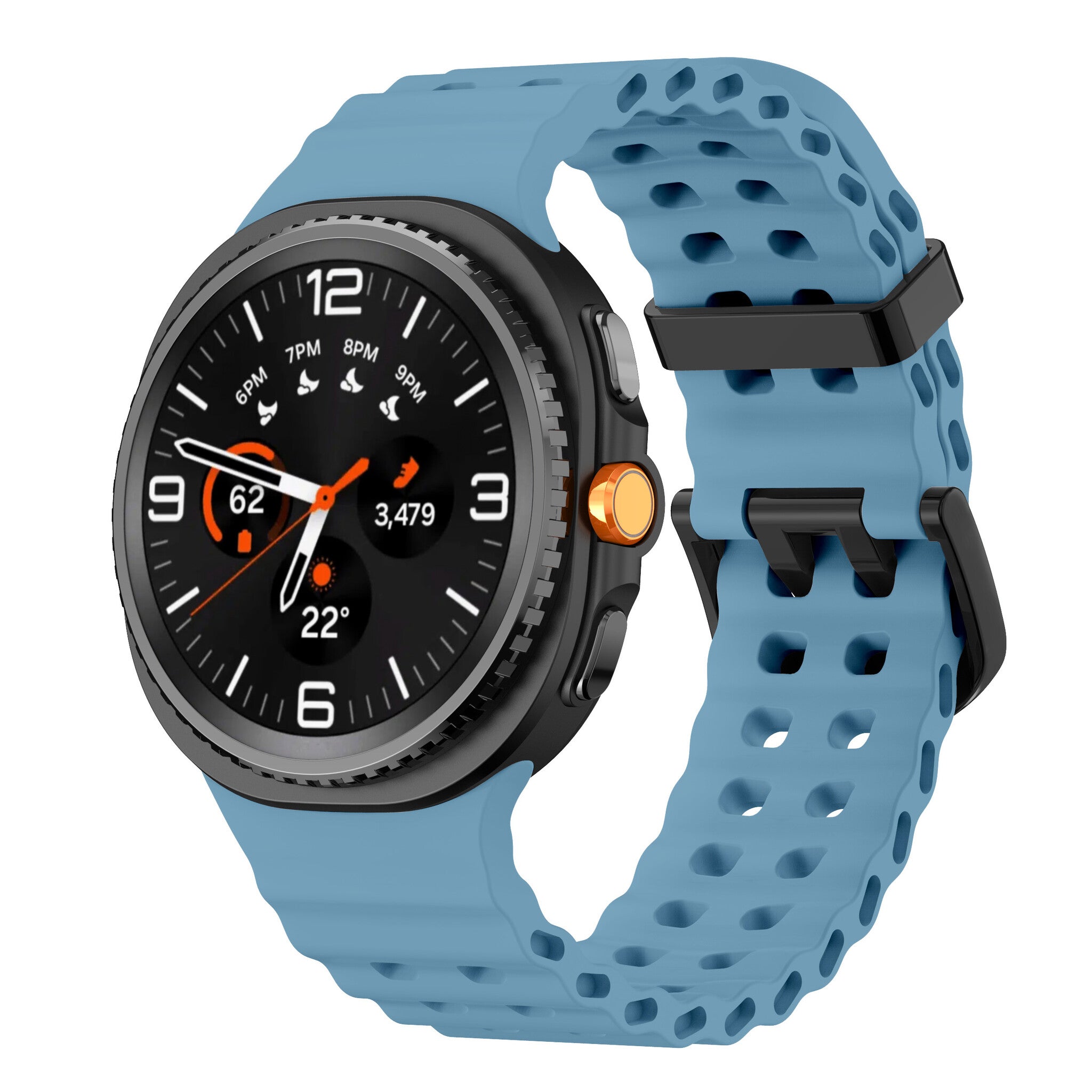 Samsung Galaxy Watch 9 - 44mm Ocean bandje (mat blauw)