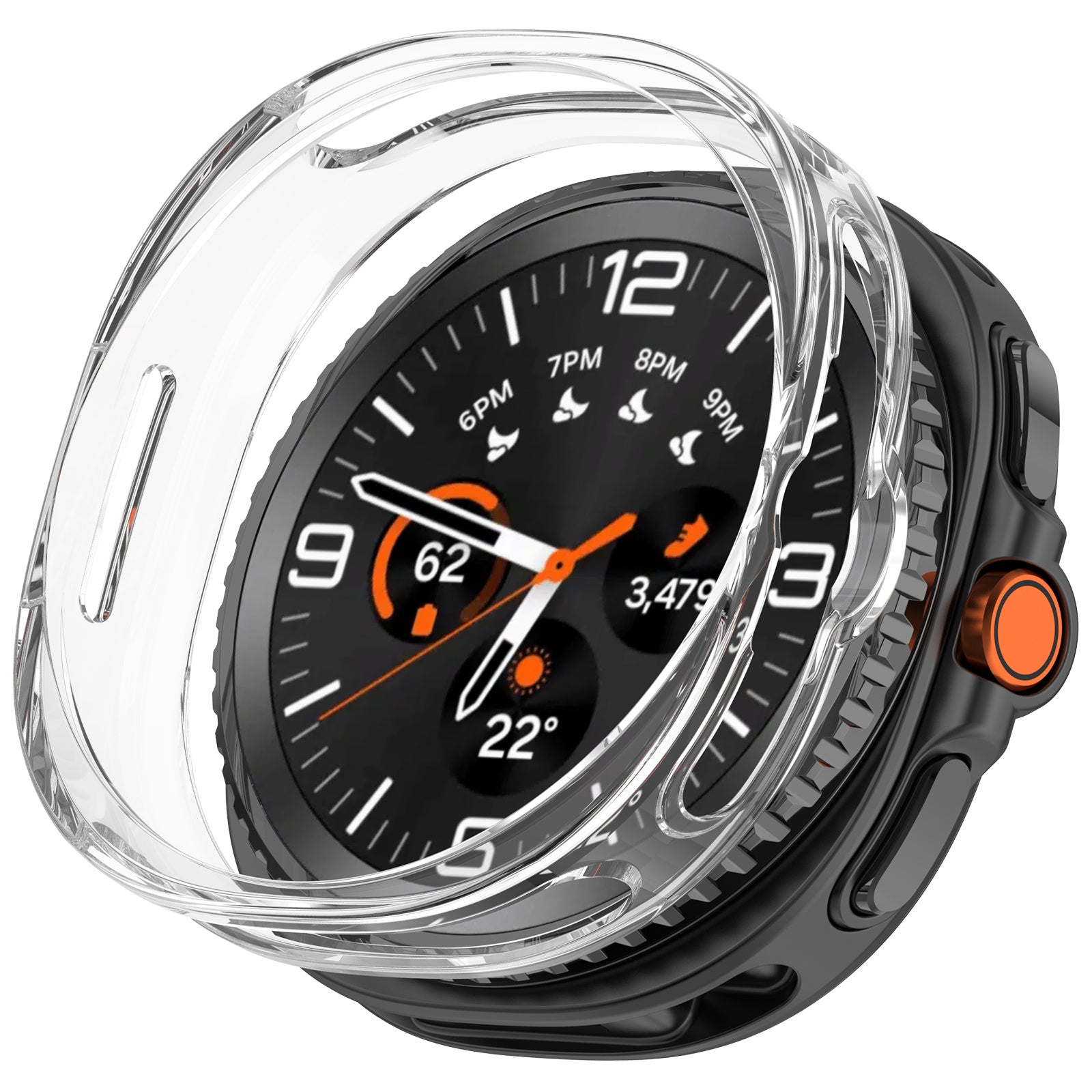 Samsung Galaxy Watch 8 Classic TPU hoesje (transparant)