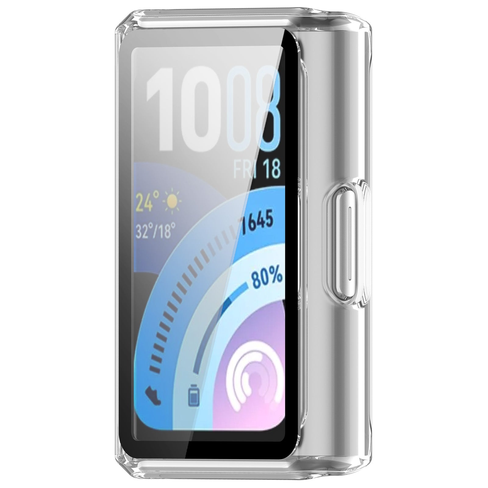 Huawei Band 11 Pro PC case met glas (transparant)