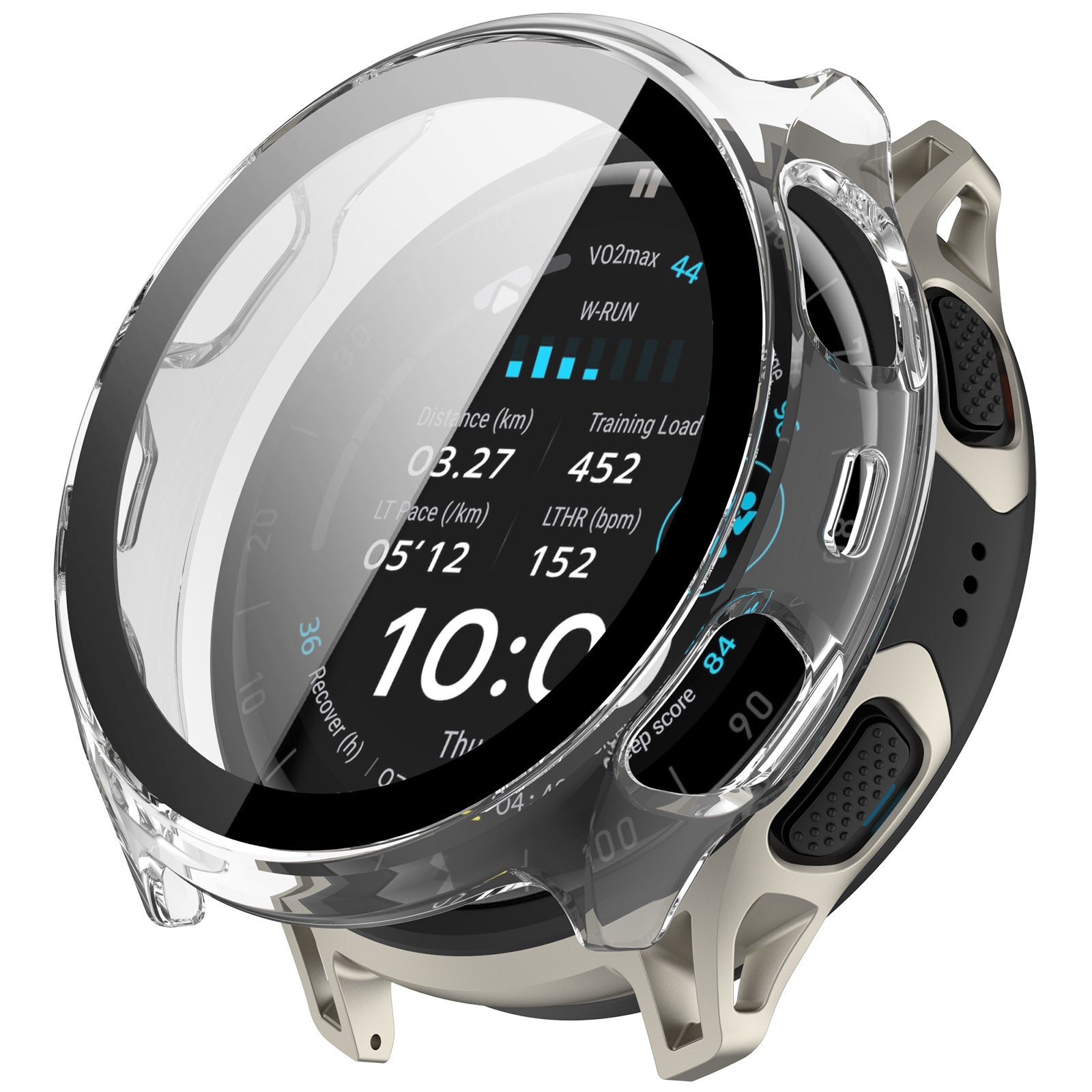 Amazfit Cheetah 2 Pro hard case met glas (transparent)