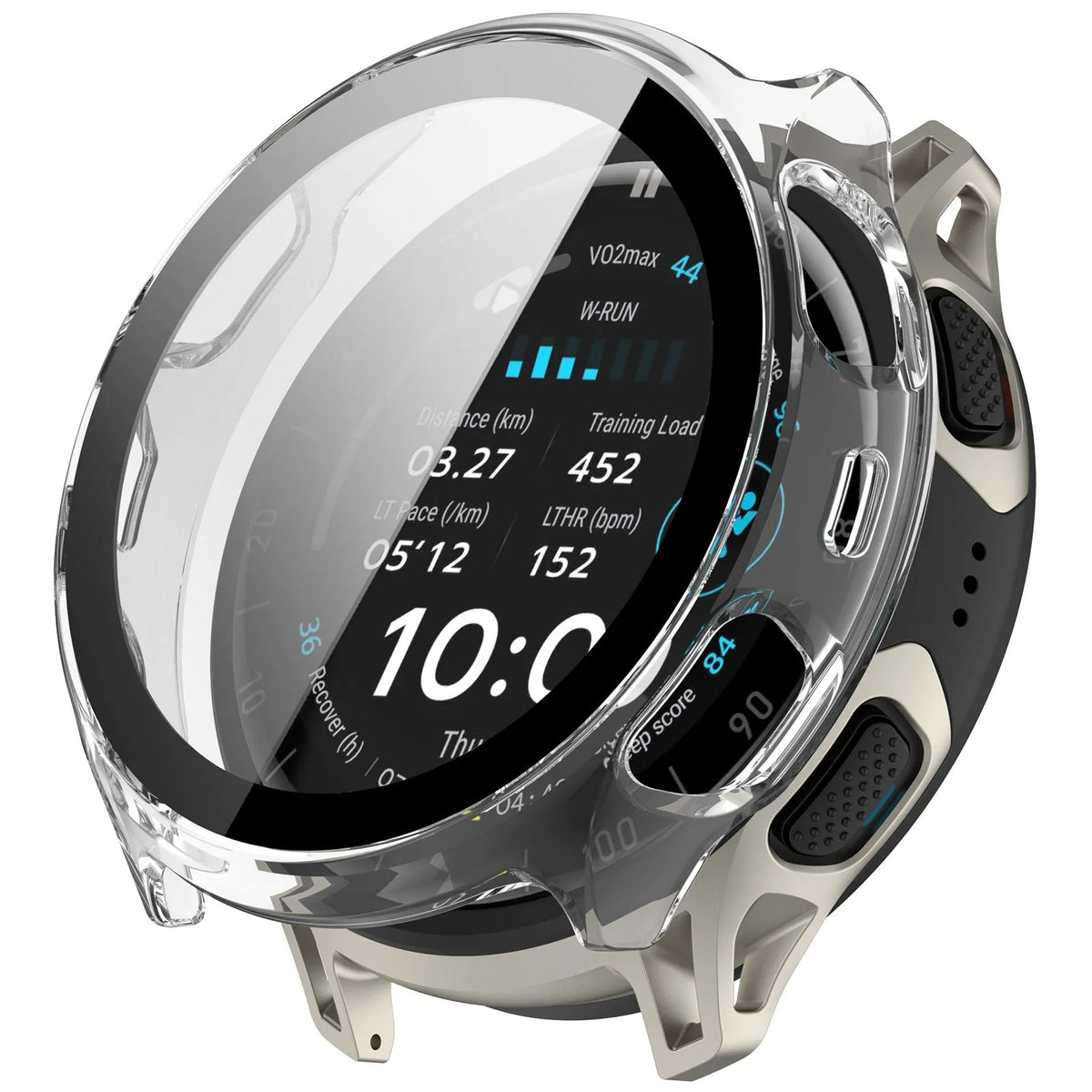 Amazfit Cheetah 2 Pro hard case met glas (transparent)