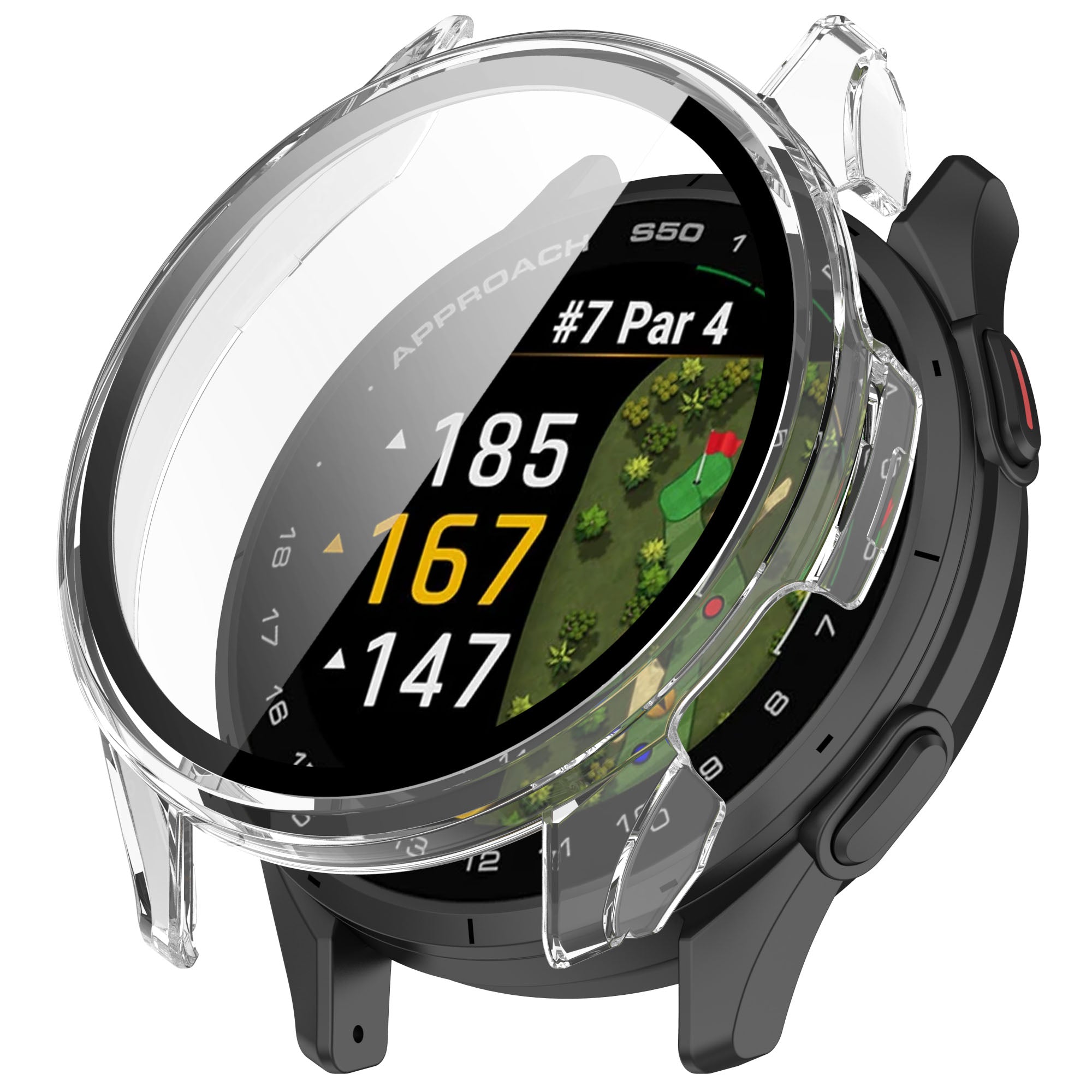 Garmin Approach S60 hard case met glas (zwart)