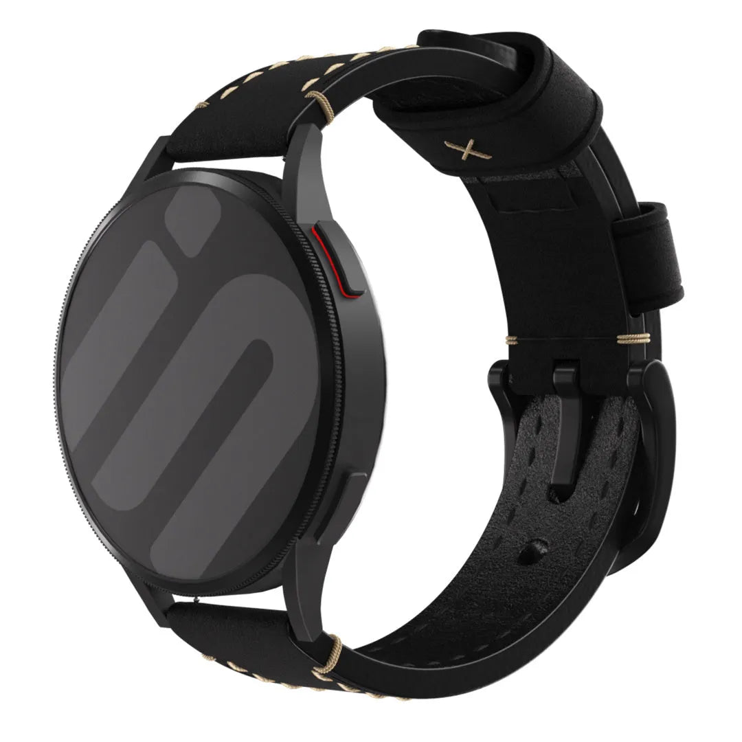 Oppo Watch X2 Mini genuine leren band (zwart)