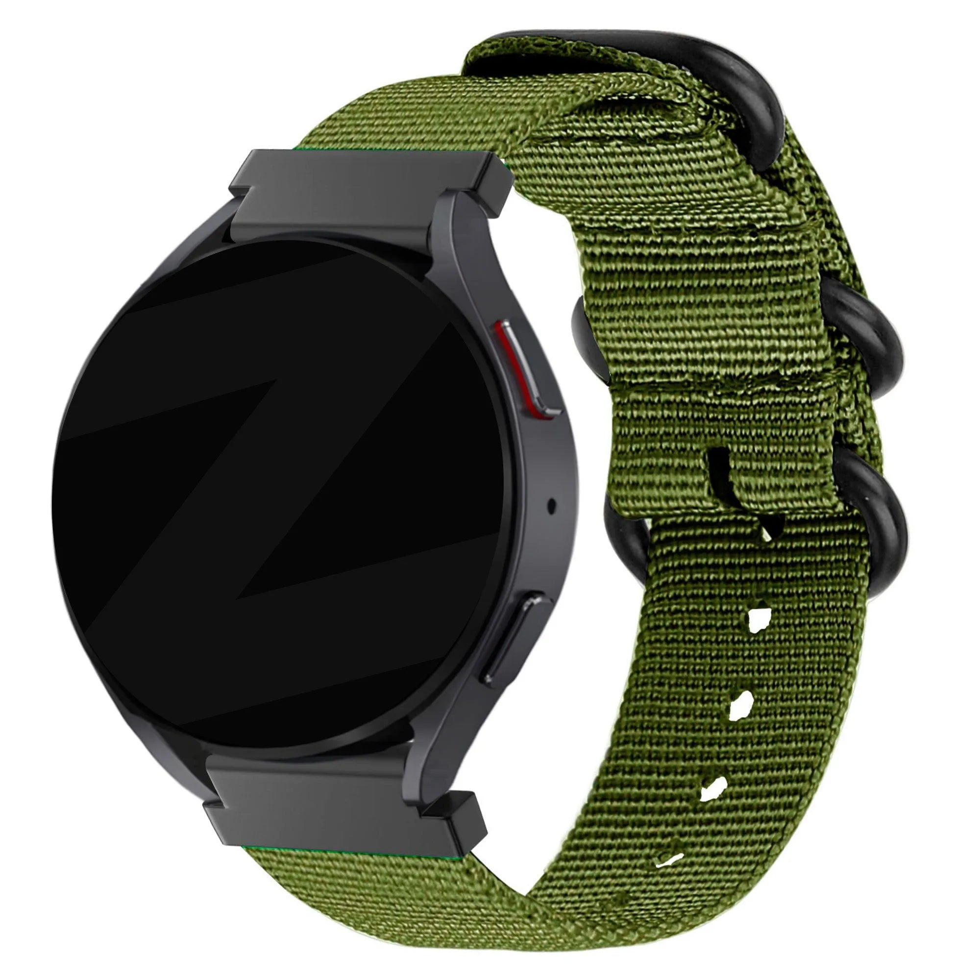 Bandz Amazfit Cheetah (Pro) nylon band met gesp (groen)